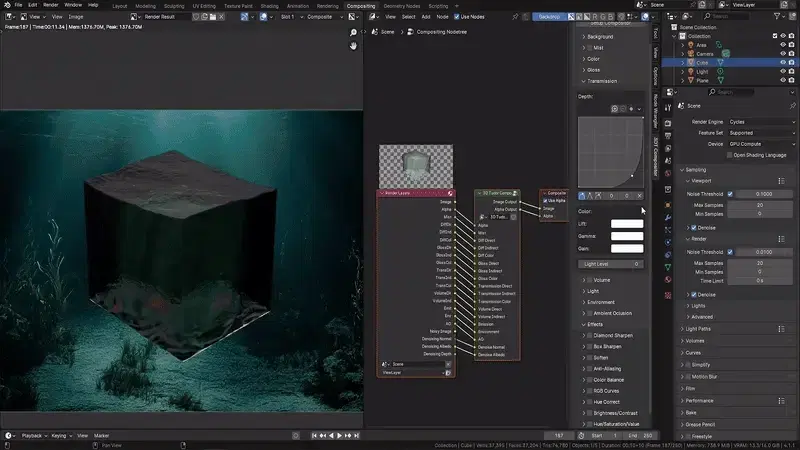 Blend Craft Compositor Blender Plugin by 3DT