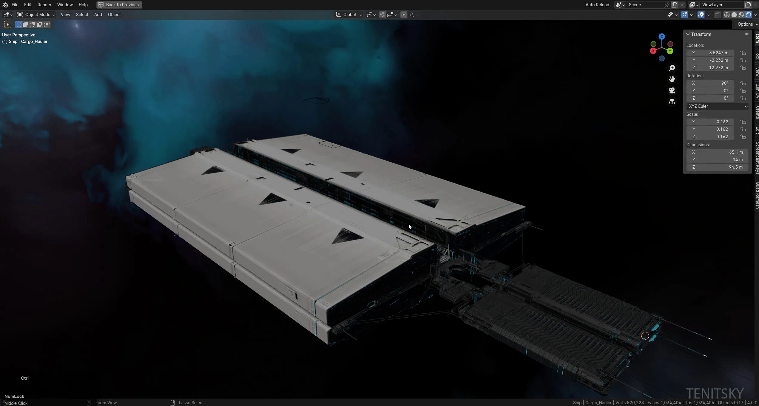 Scaling Sci-Fi - 3D Sketching from Jets to Motherships