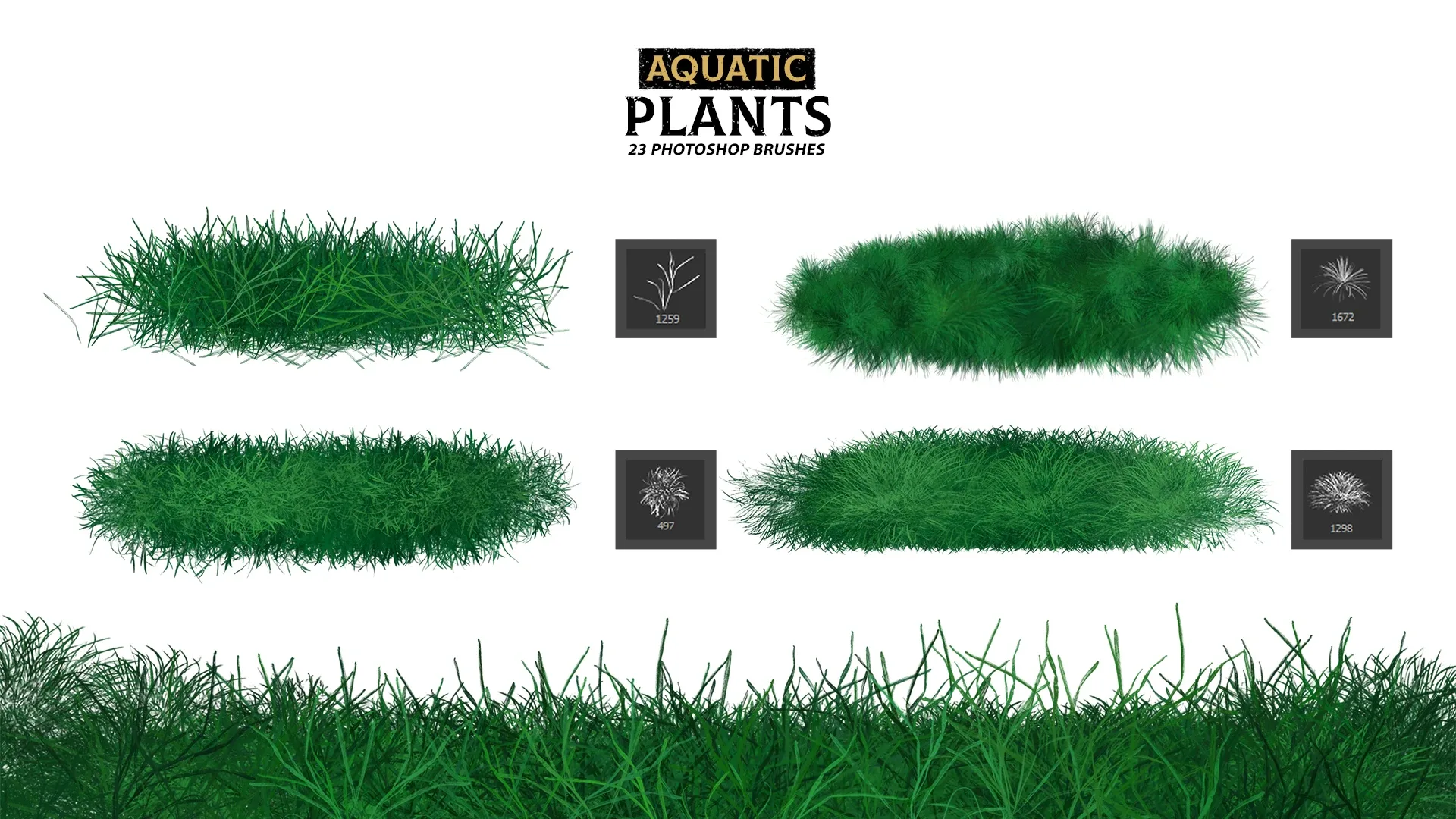 Aquatic Plants Brushes