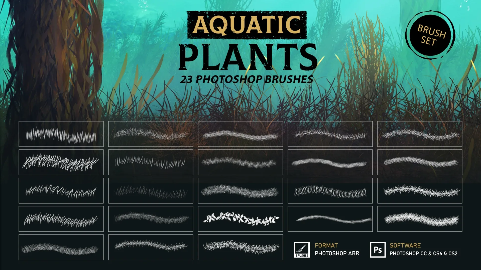 Aquatic Plants Brushes
