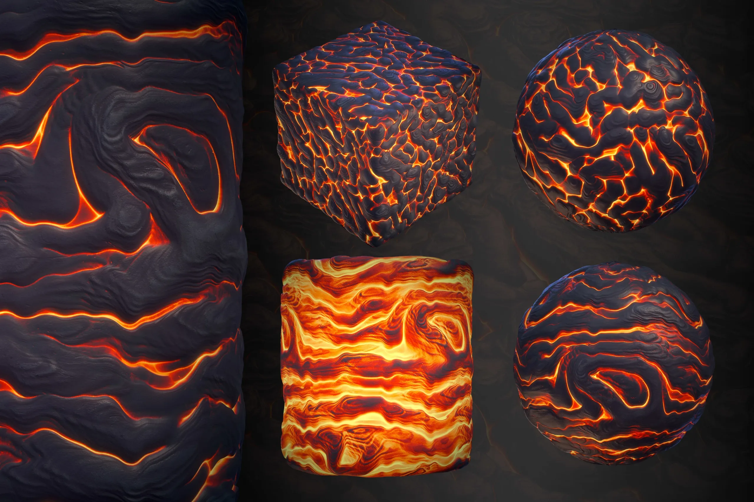 Lava - VOL 02 - Maps & SBS & Sbsar