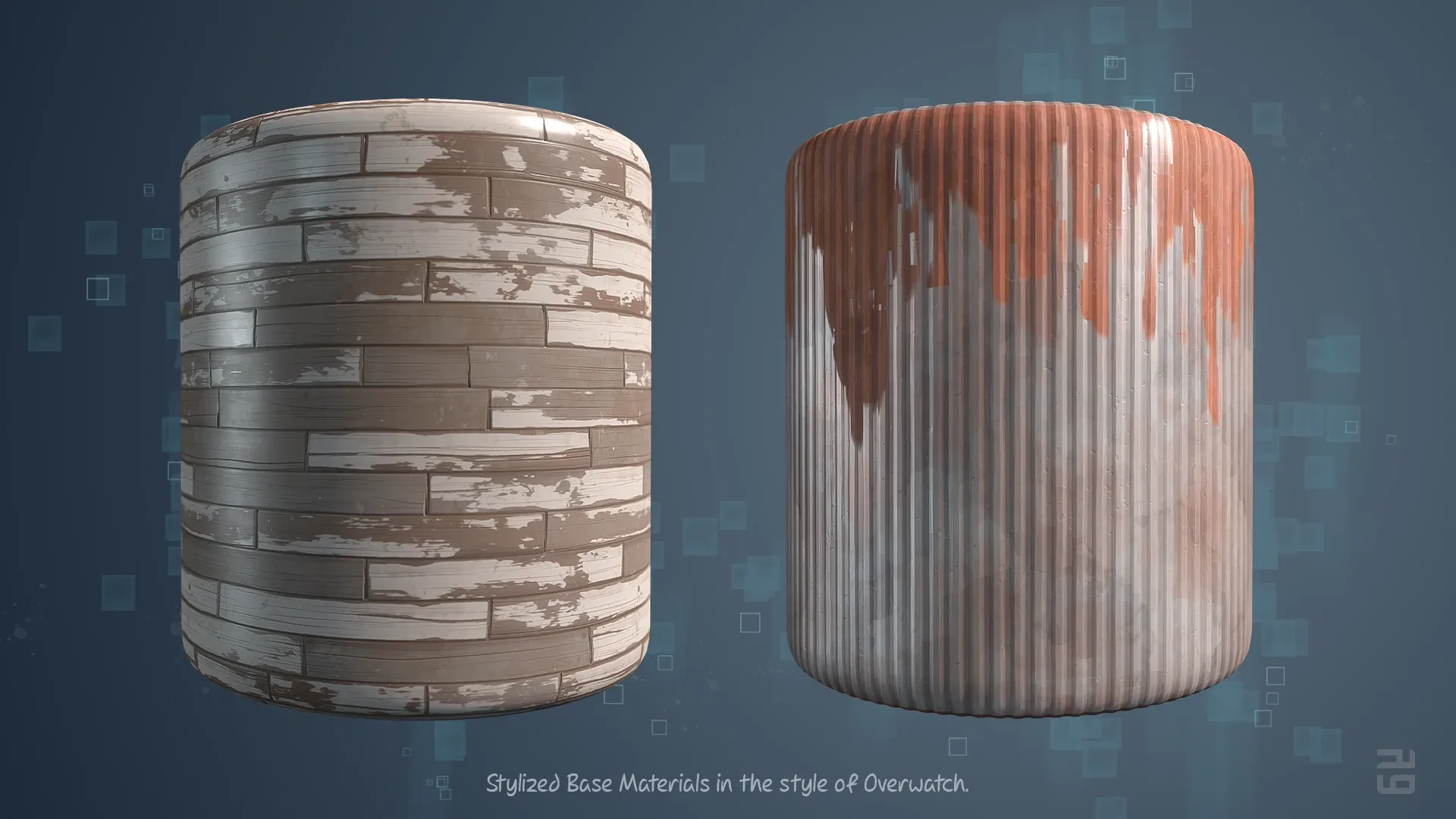 Stylized Base Materials | Overwatch Style | Pack 03