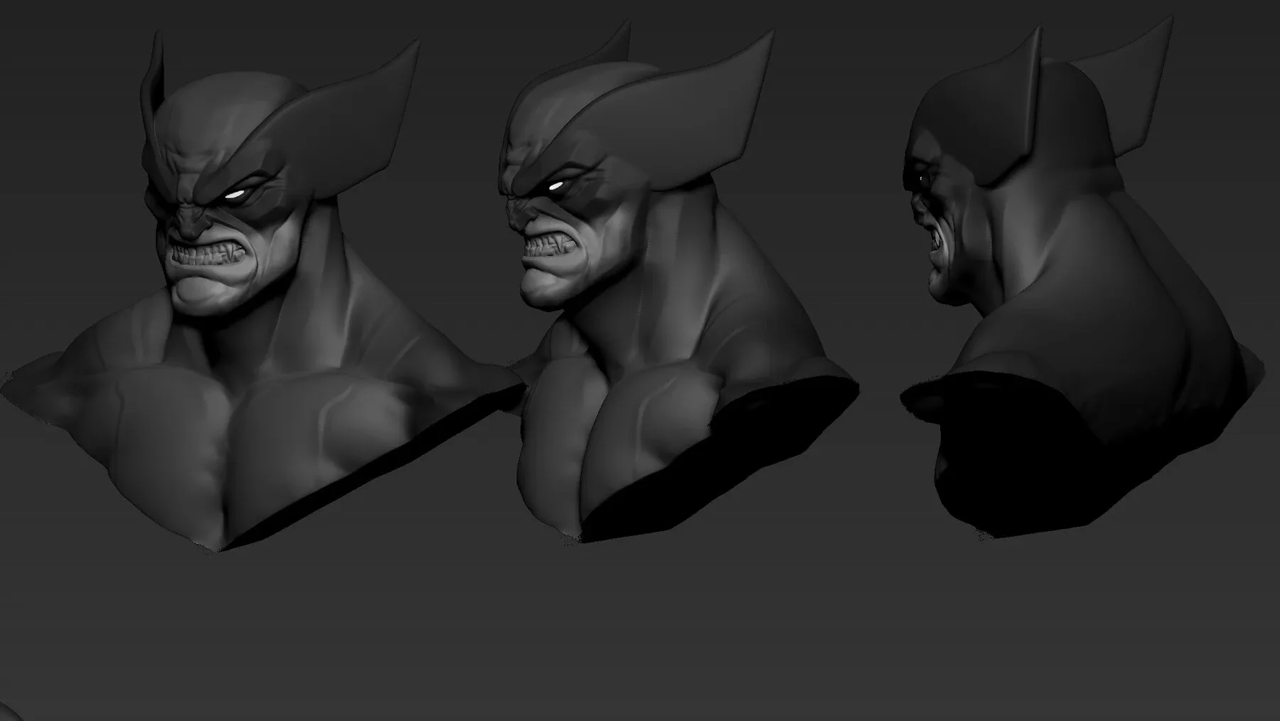 Wolverine Head Sketch Tutorial
