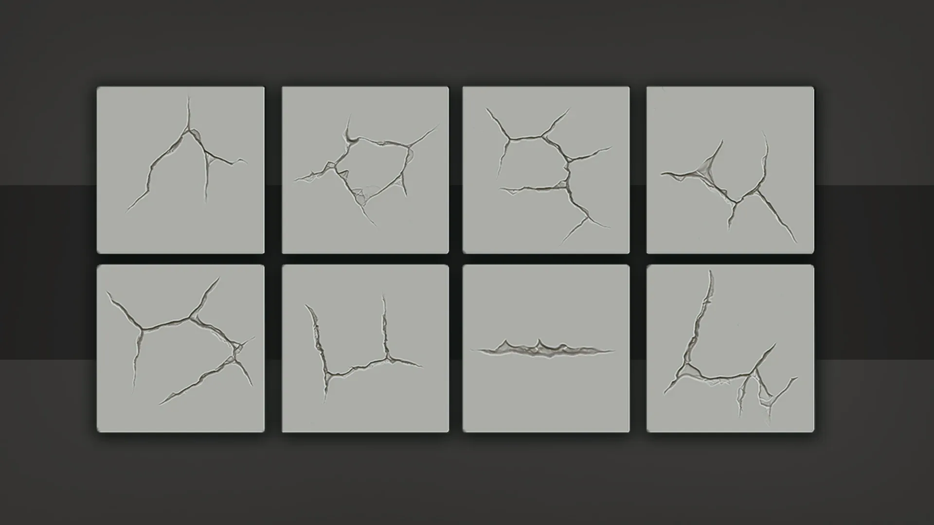 Stylized Rock Crack_v05
