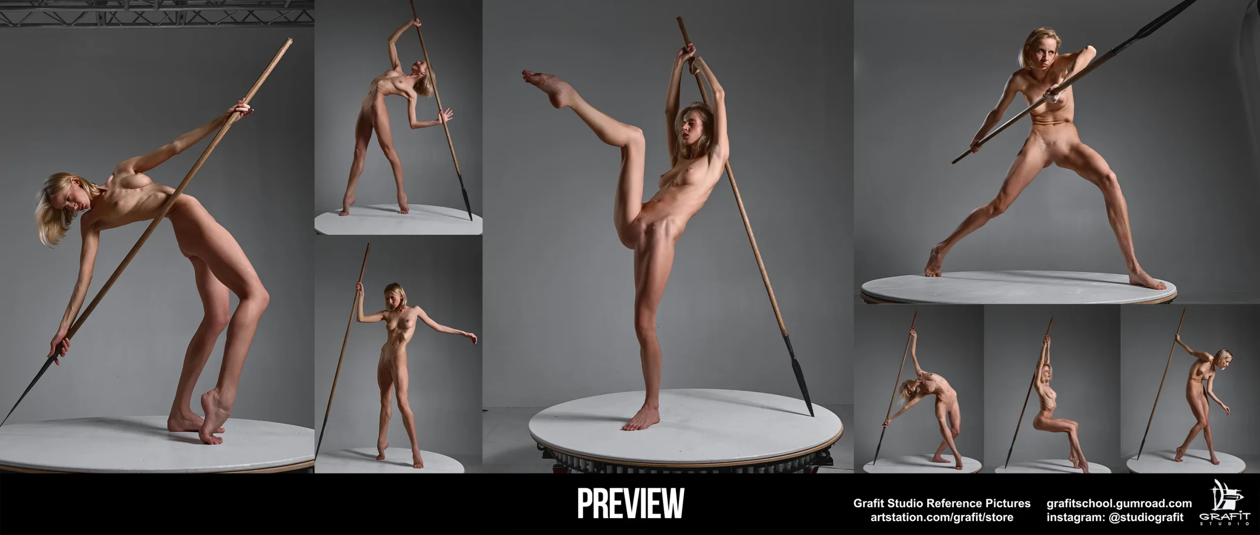 1100+ Blade Dance: Female Combat Poses