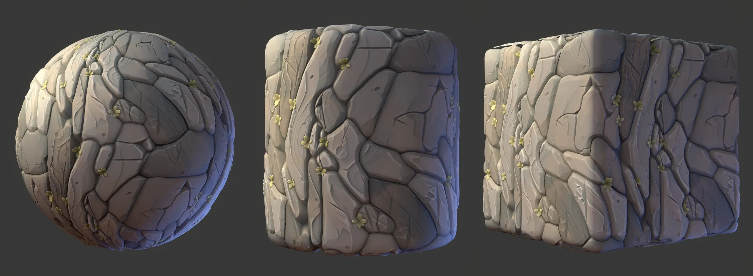 Stylized Fantasy Rock Cliff - Substance 3D Designer