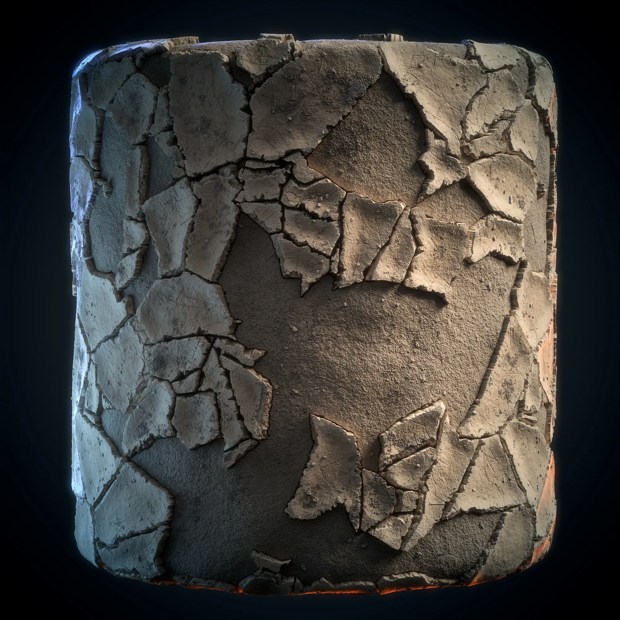 Cracked Soil Material - VOL 01 - SBS & SBsar & Maps