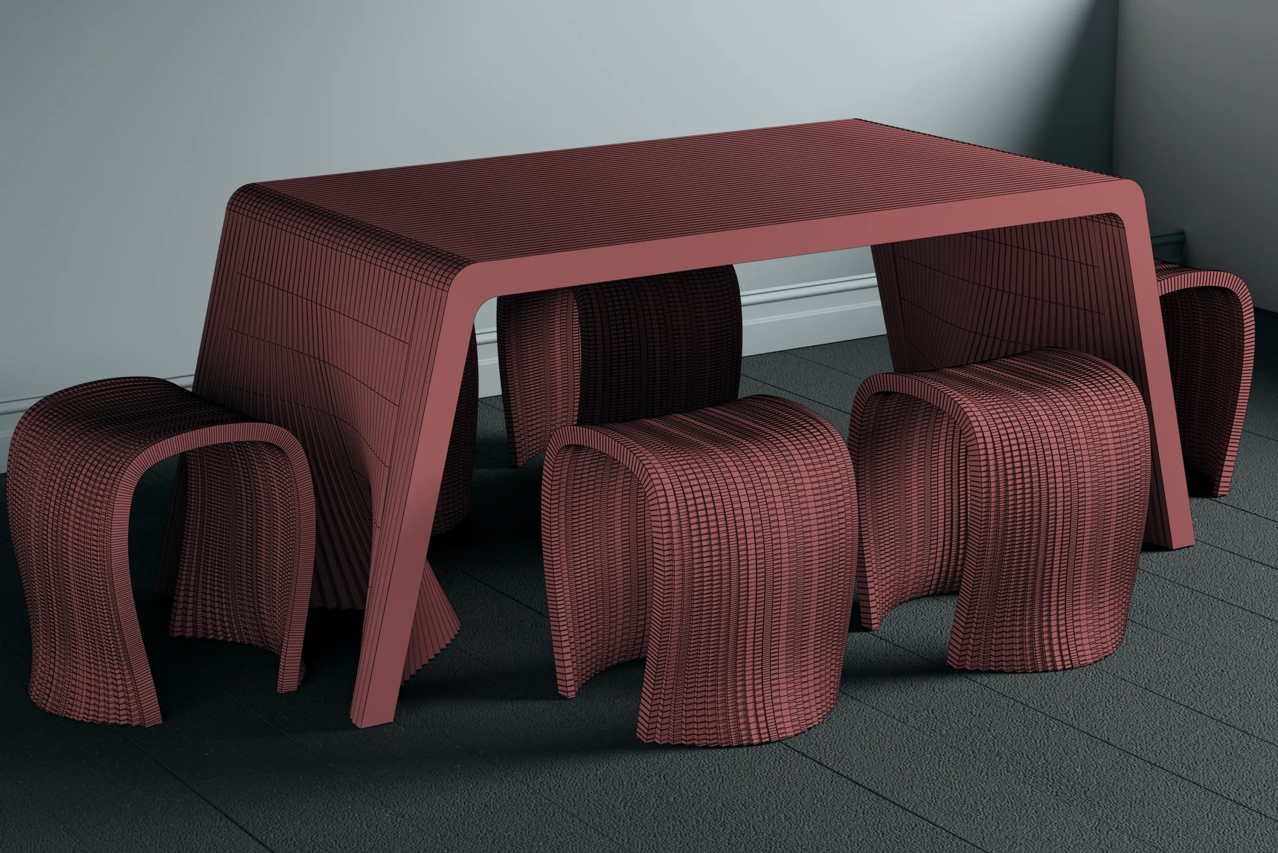 parametric dining table 02