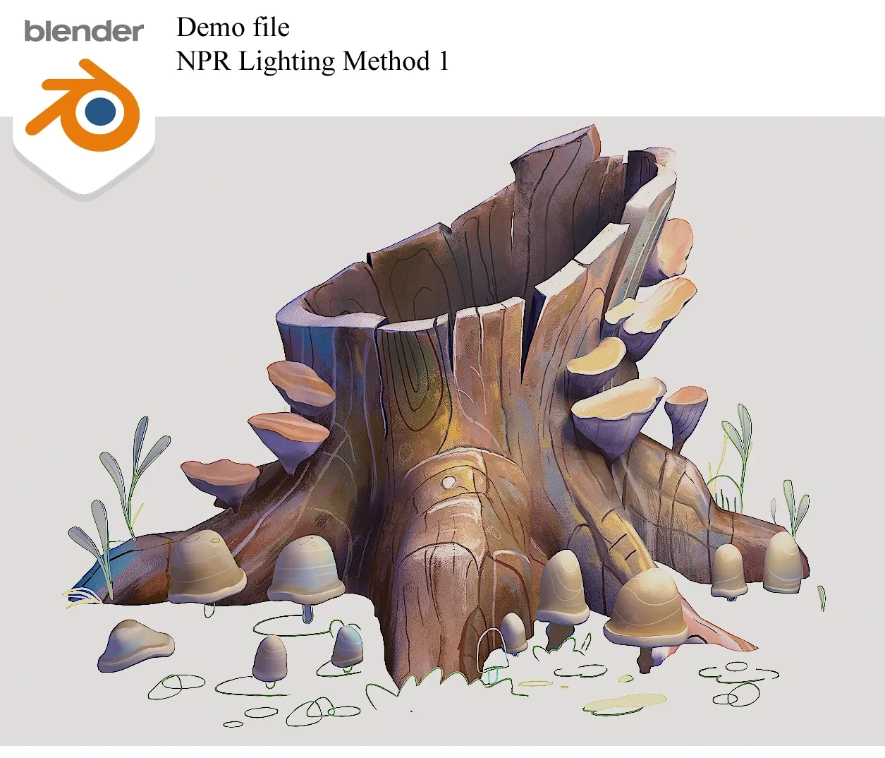 Quick start to handpainting in 3d art package - Free brushpack and blender demo files