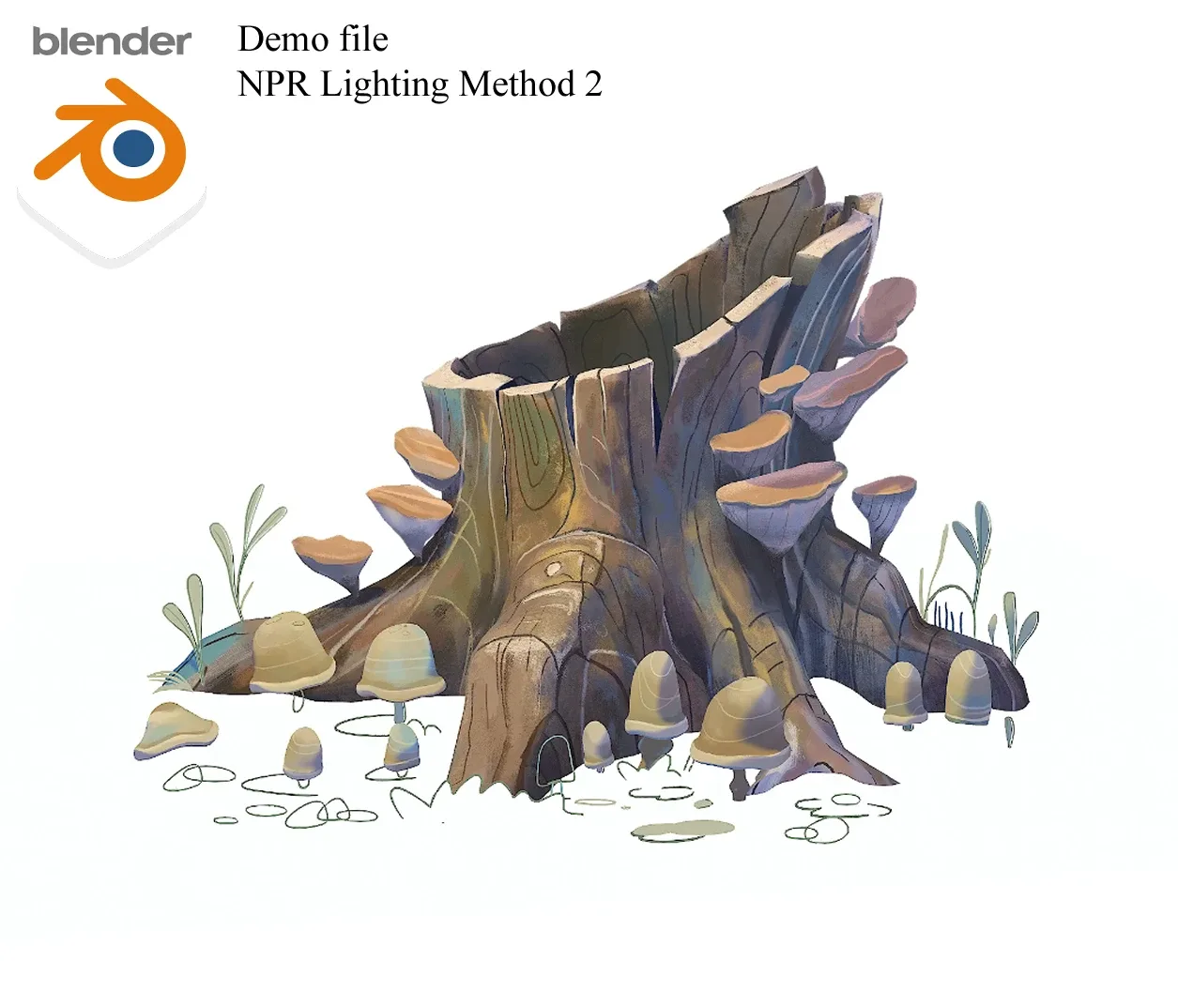 Quick start to handpainting in 3d art package - Free brushpack and blender demo files