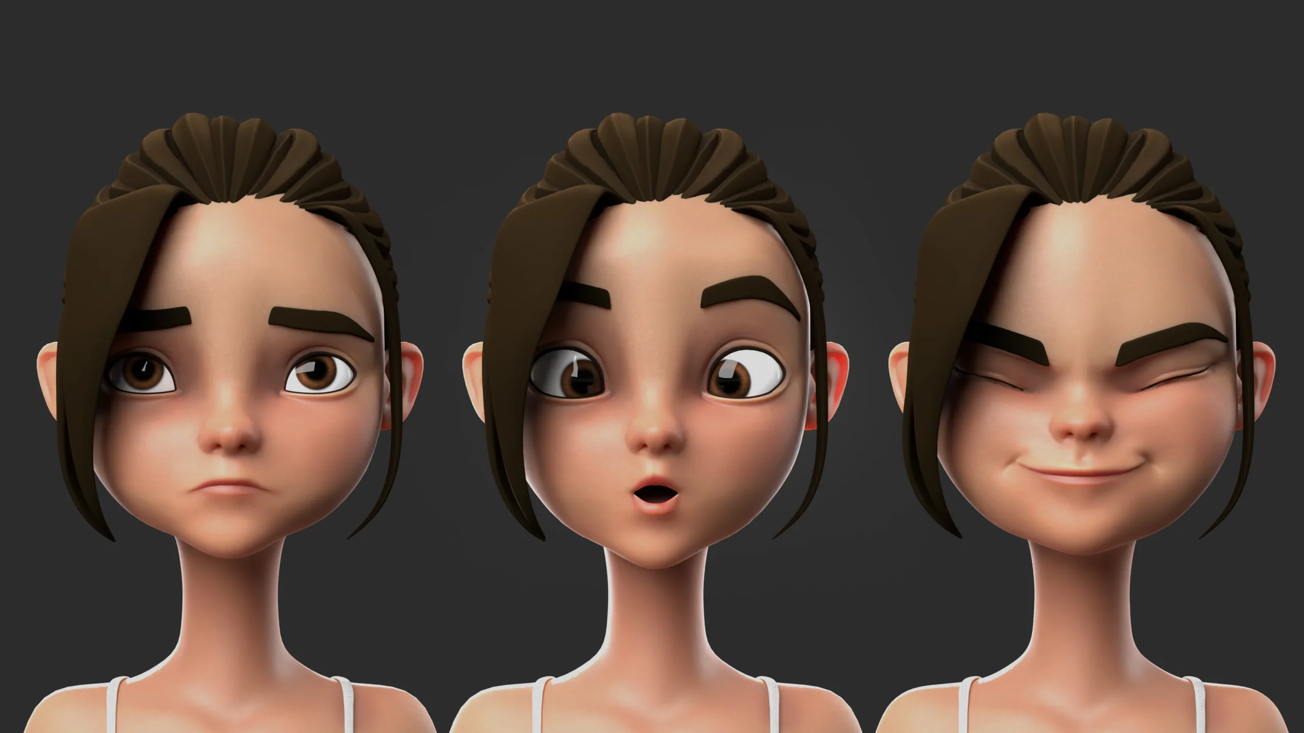 Stylized Couple Character