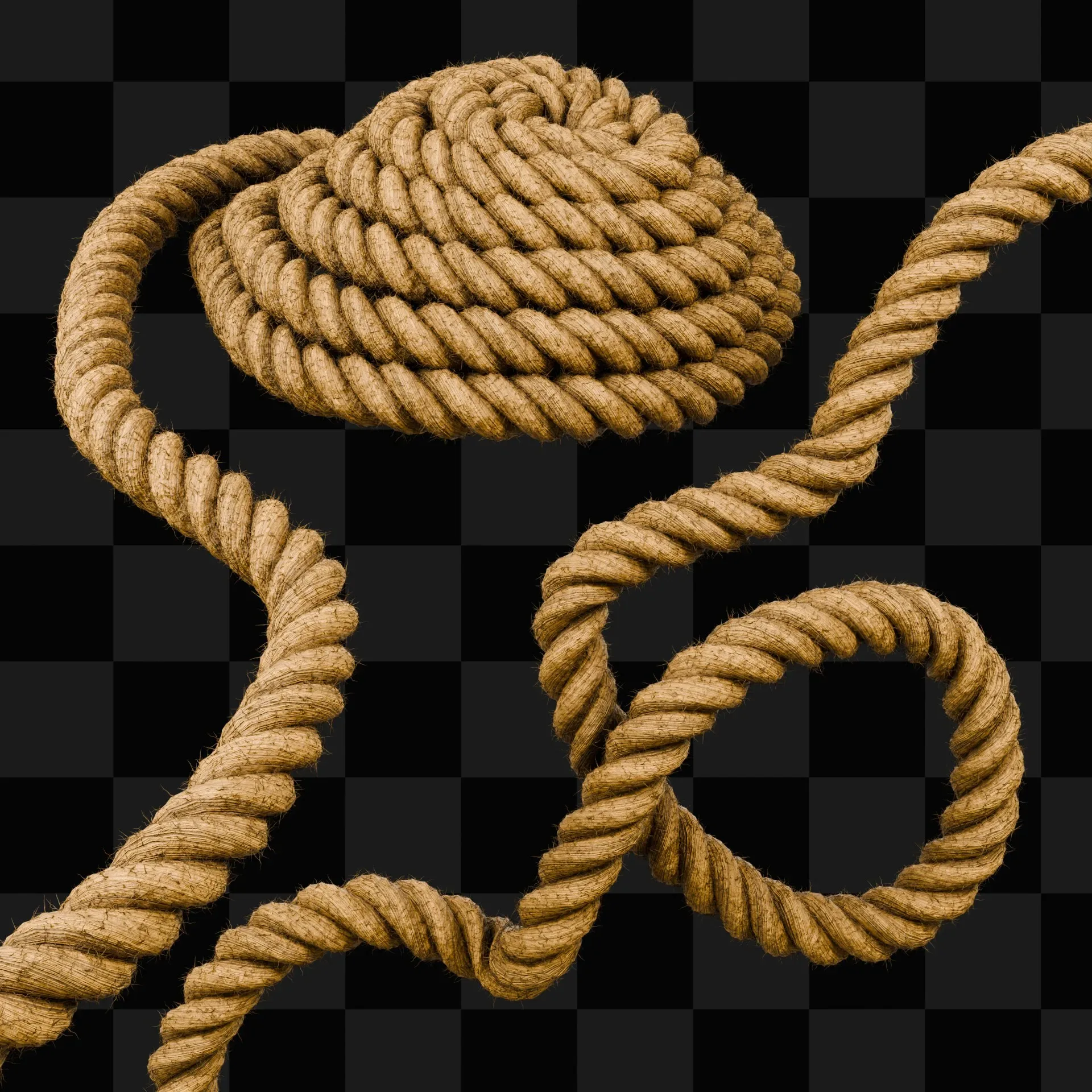 Customizable Rope - Geometry Nodes