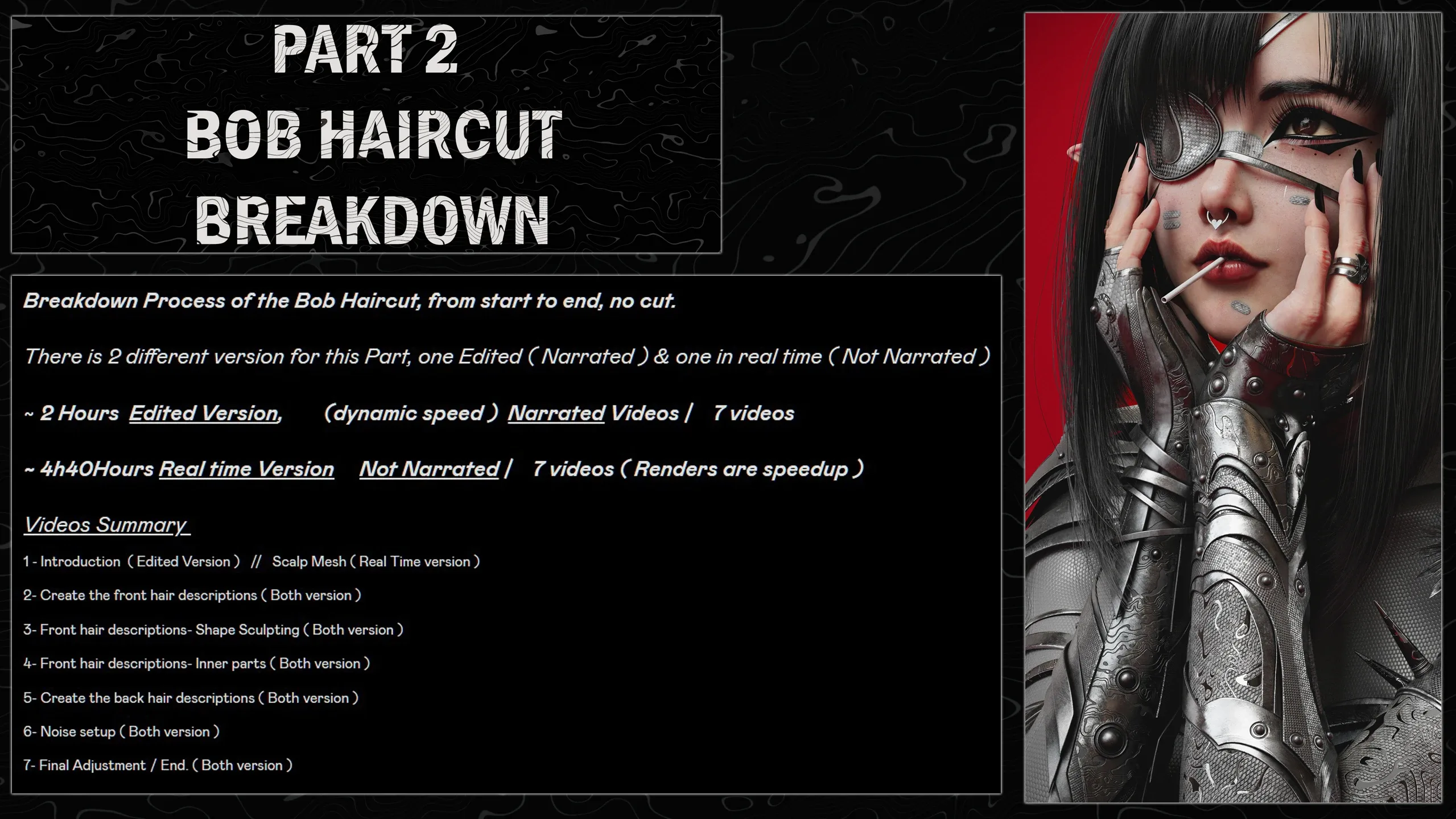 HOW I CREATE Hair with Xgen - Maya