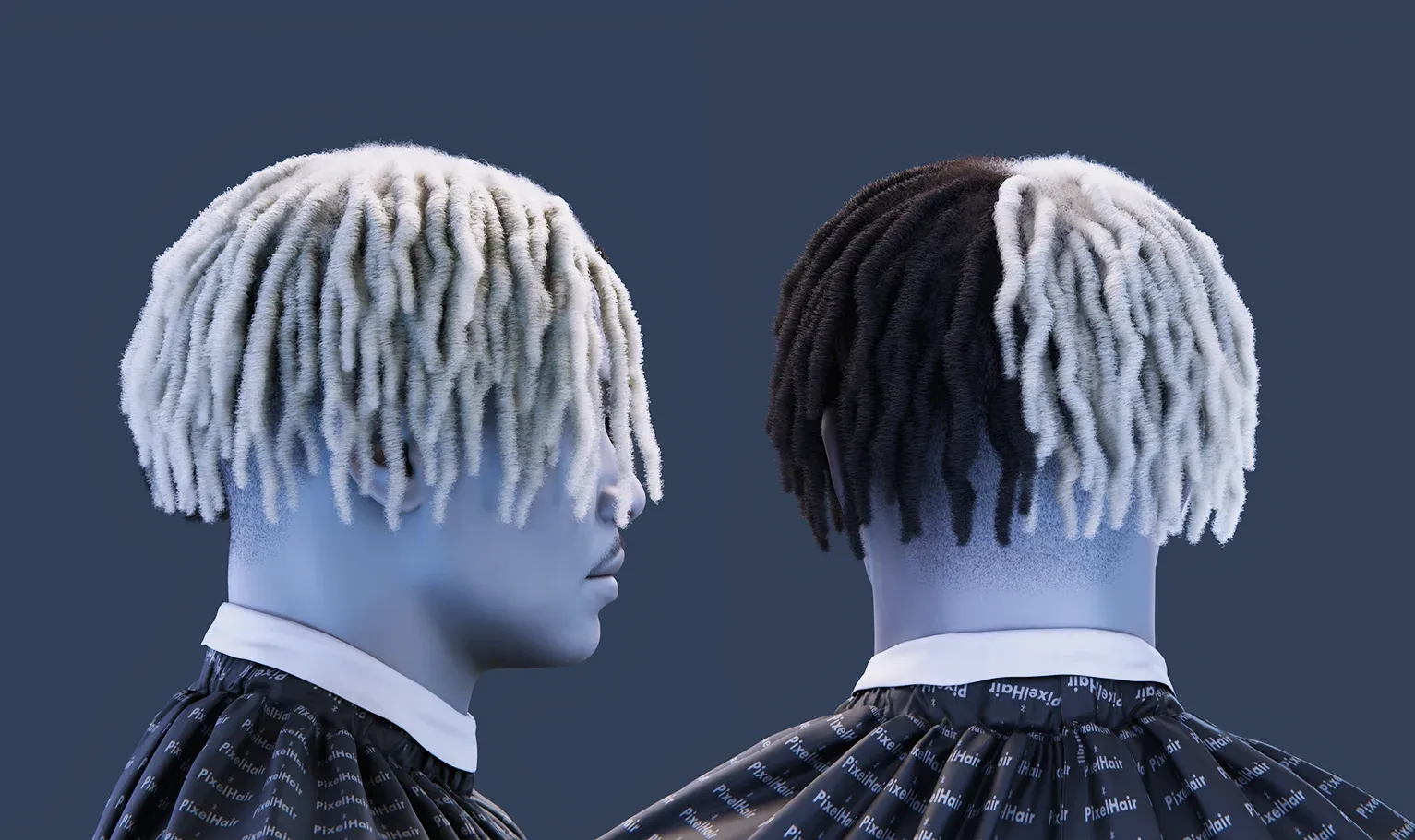 PixelHair Hairstyle - Ken Carson Dreads 020 (Hair for blender/ unreal engine / metahuman) Afro hair | Kinky hair | 4c Hair | African / African American Hair