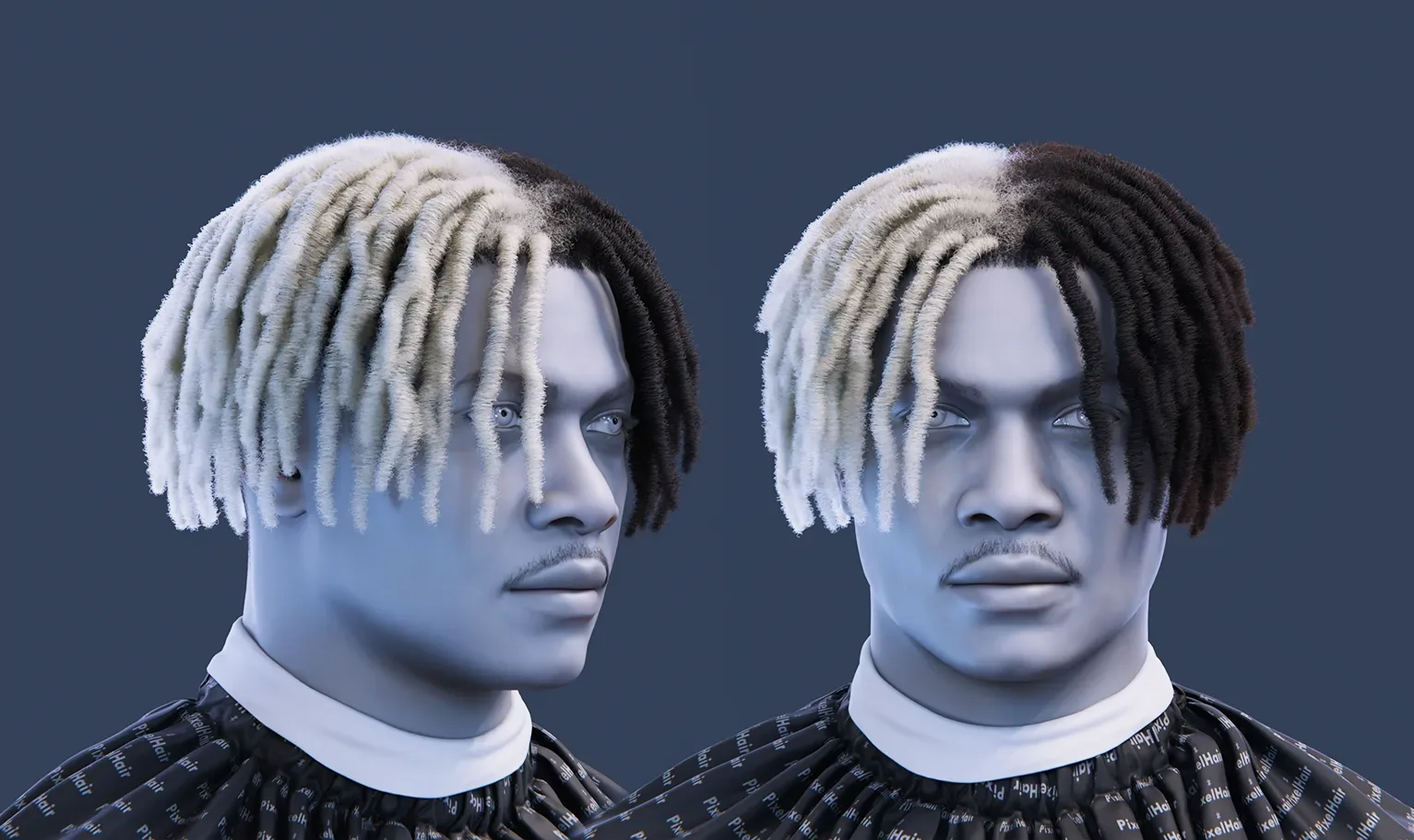 PixelHair Hairstyle - Ken Carson Dreads 020 (Hair for blender/ unreal engine / metahuman) Afro hair | Kinky hair | 4c Hair | African / African American Hair