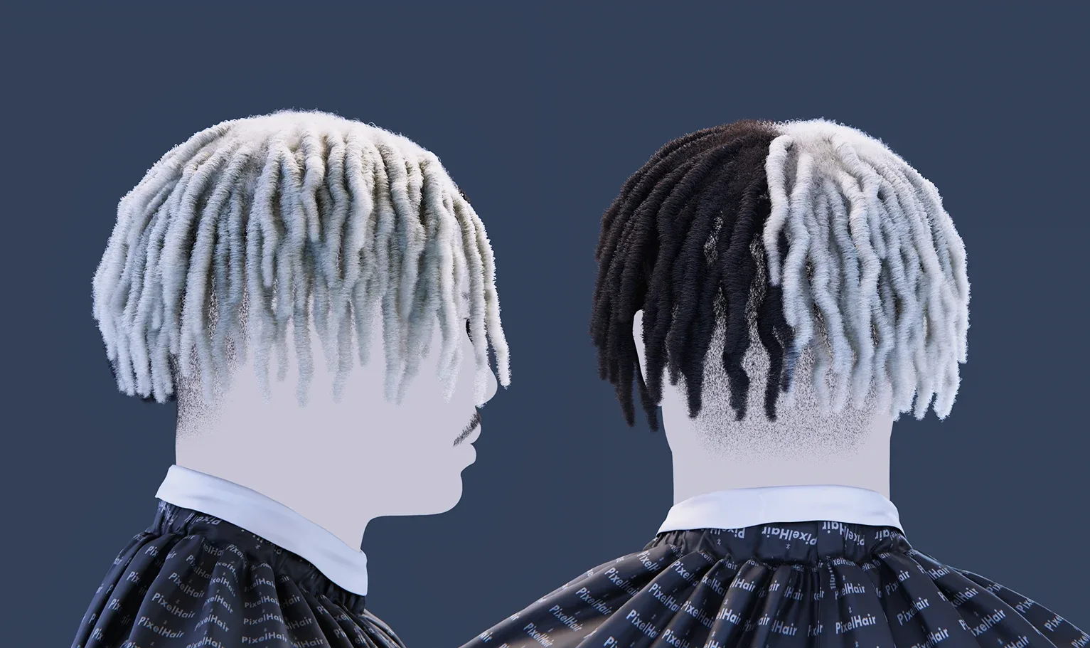 PixelHair Hairstyle - Ken Carson Dreads 020 (Hair for blender/ unreal engine / metahuman) Afro hair | Kinky hair | 4c Hair | African / African American Hair