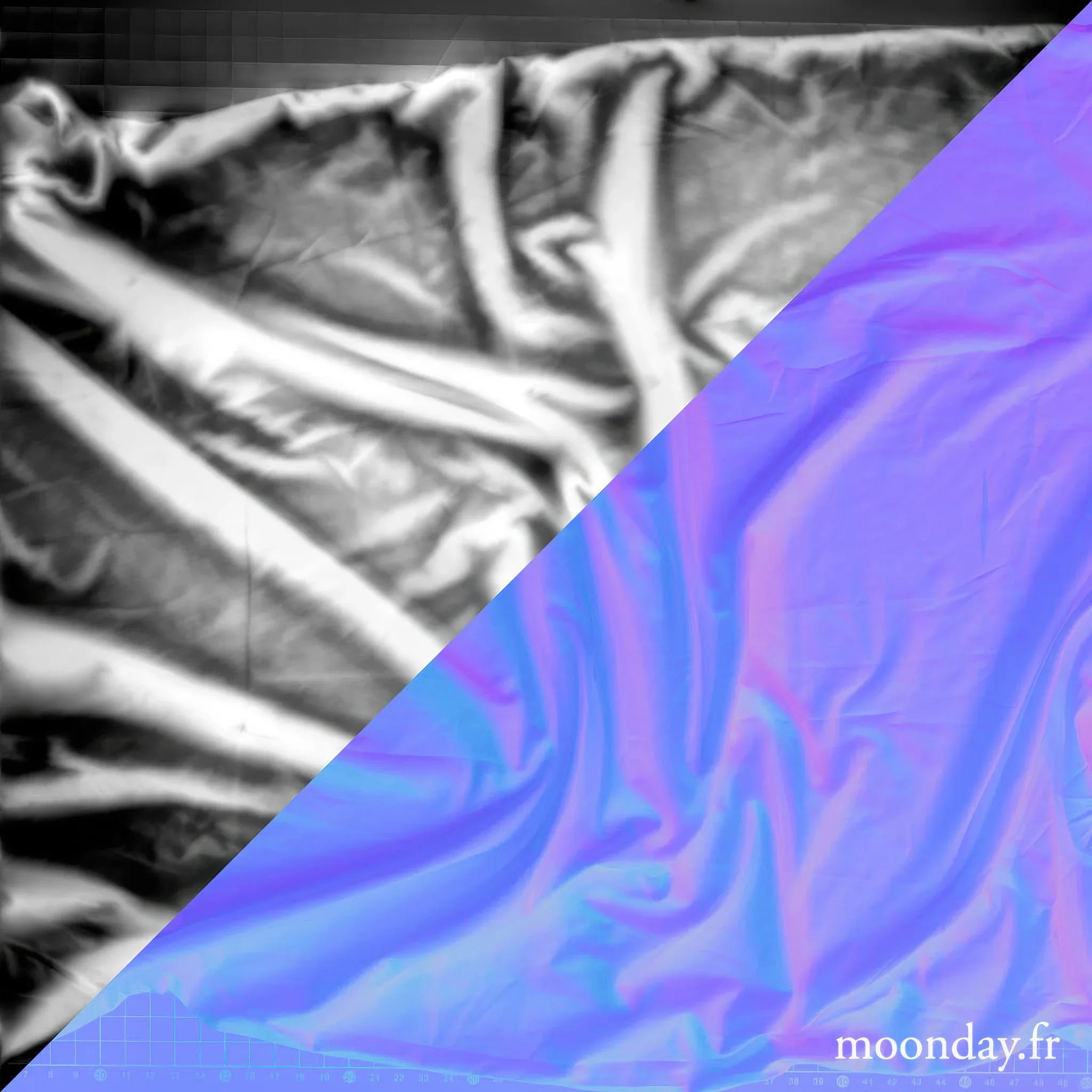 Scanned clothes textures