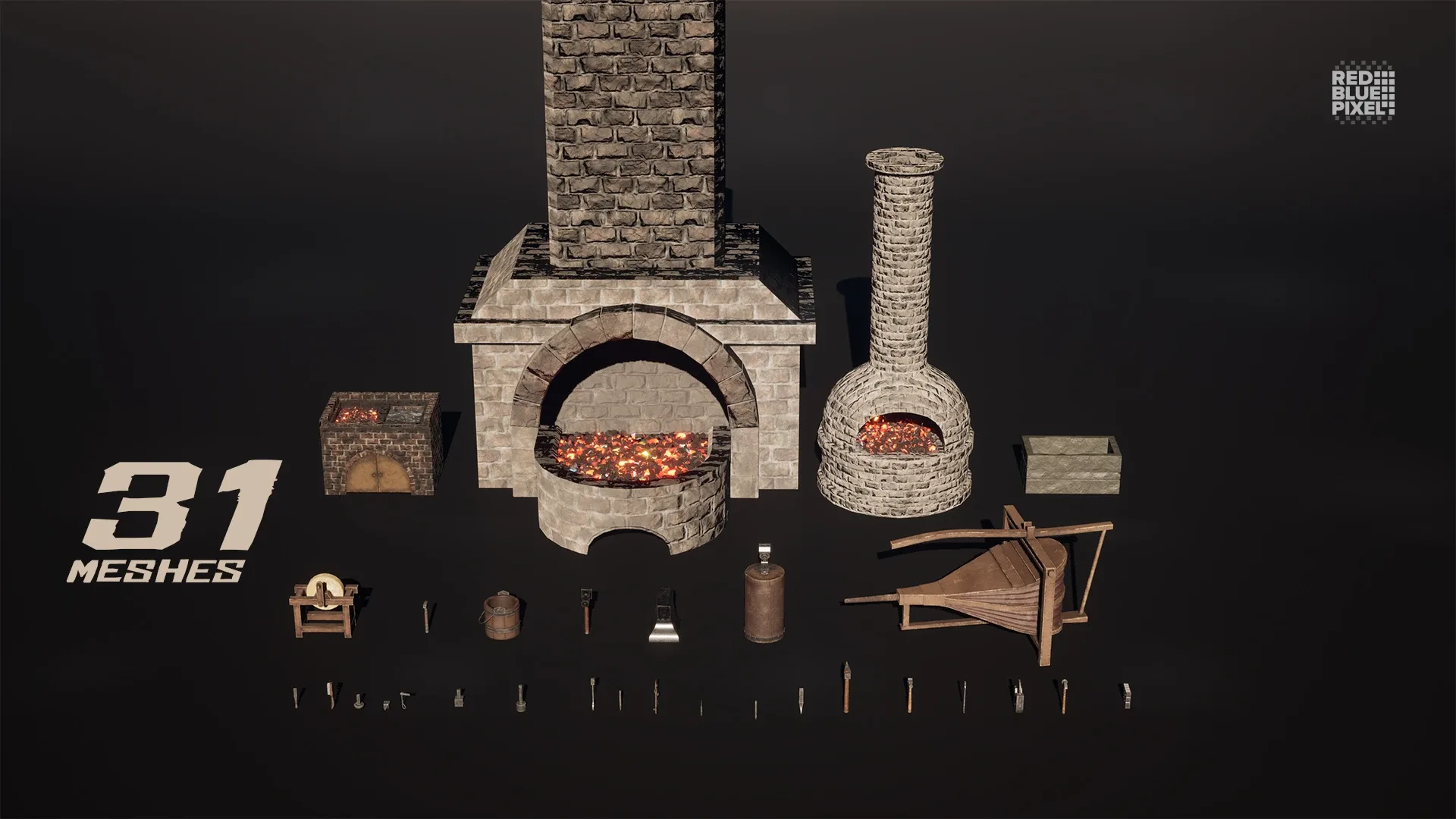 Medieval Blacksmith's Toolset