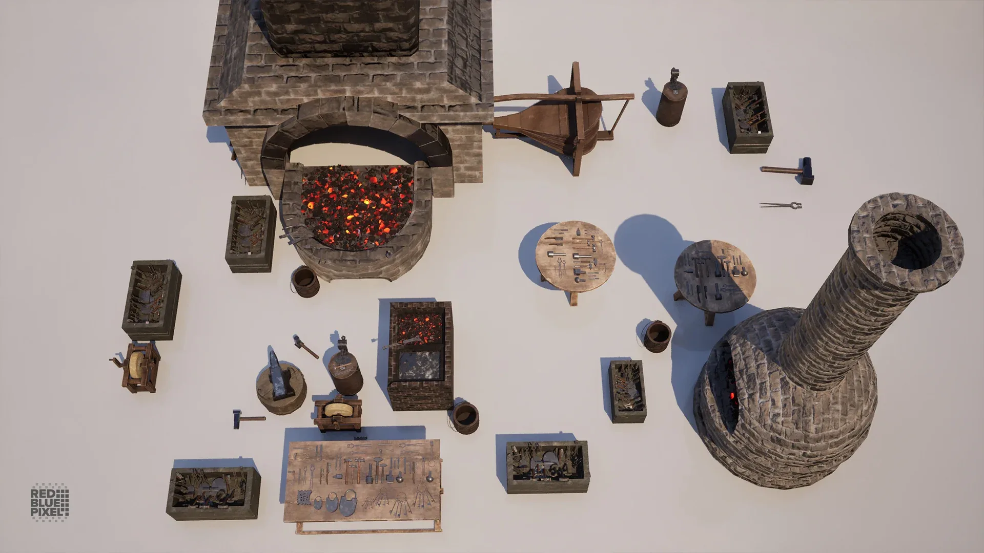 Medieval Blacksmith's Toolset