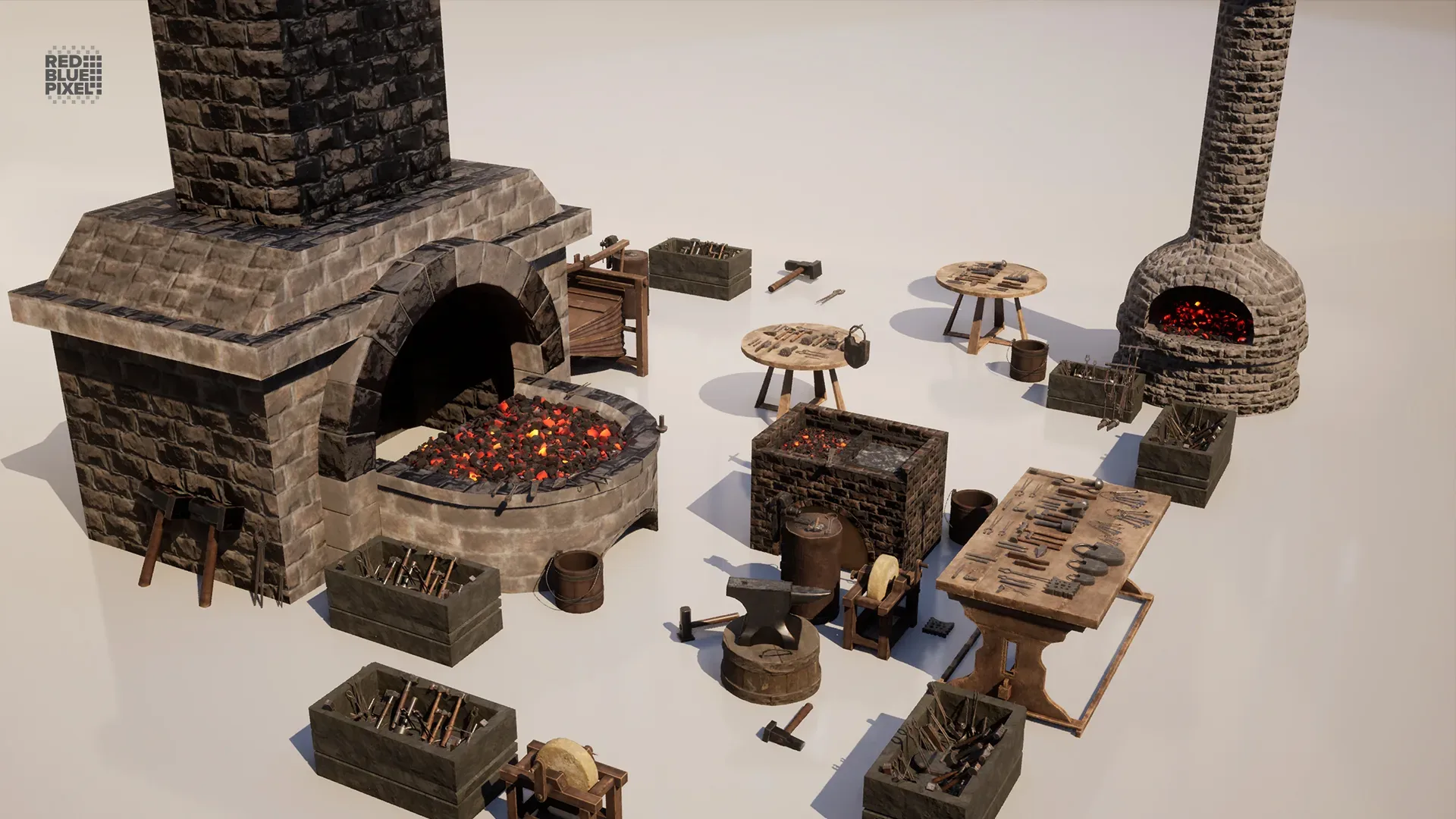 Medieval Blacksmith's Toolset