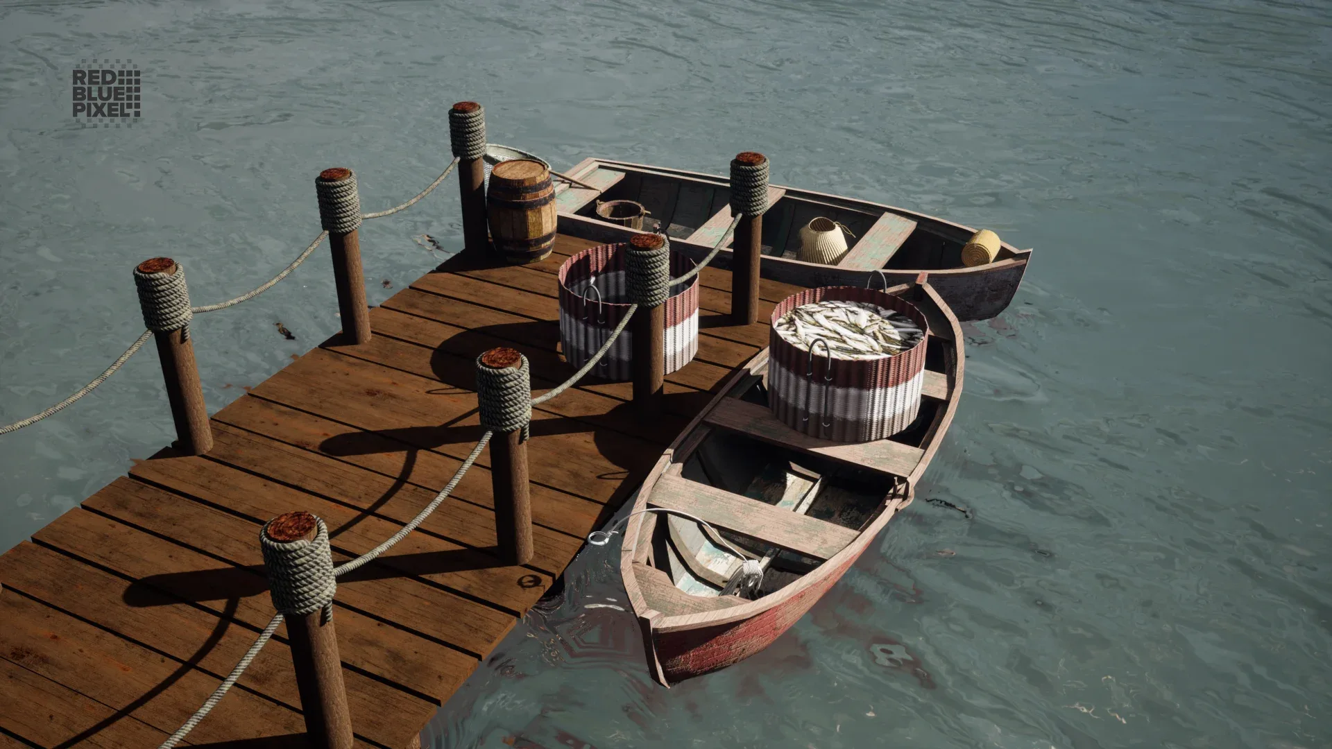 Fishing Hut and Accessories