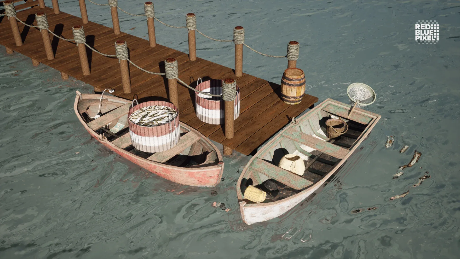 Fishing Hut and Accessories