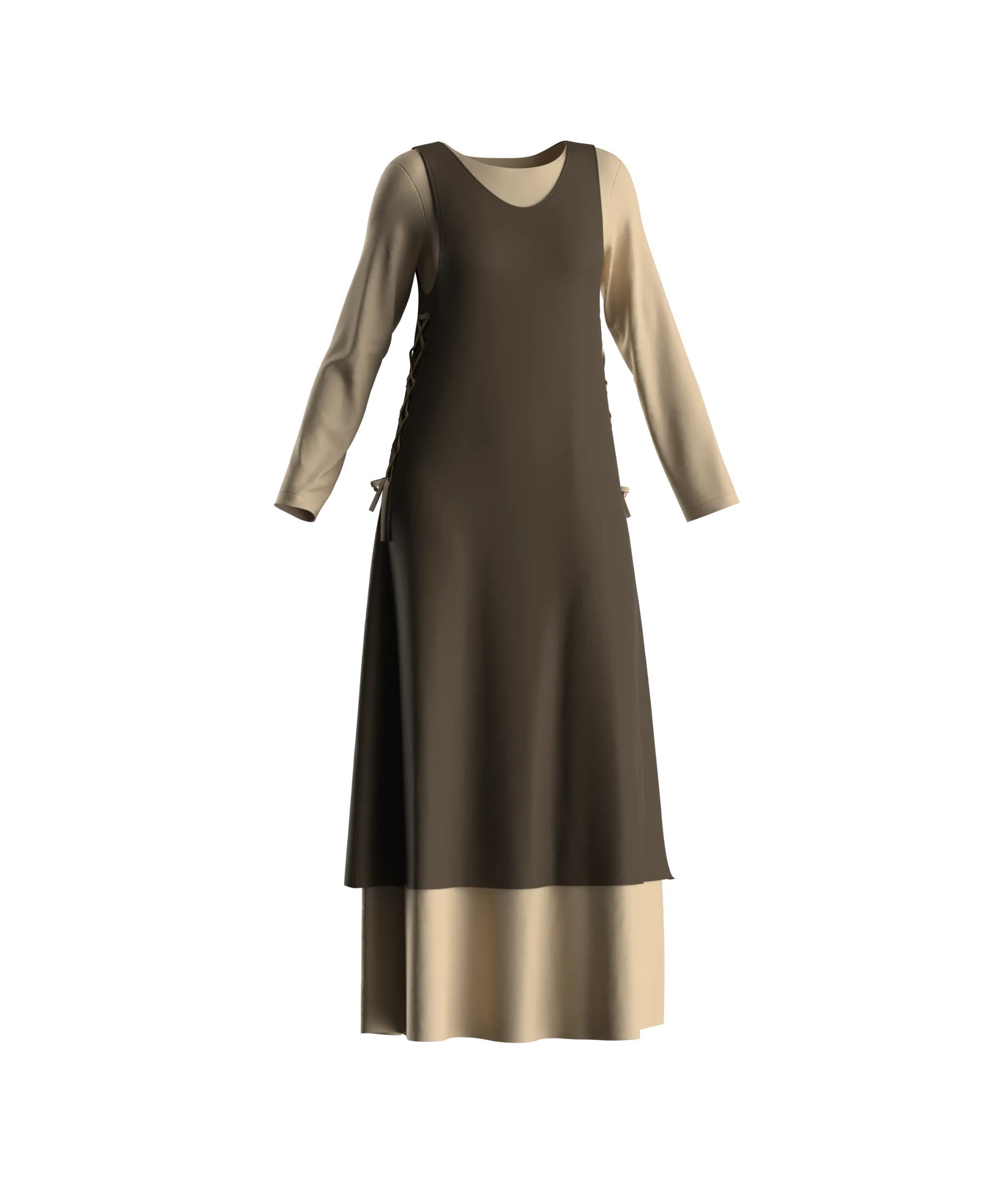6 MEDIEVAL WOMEN CLOTH