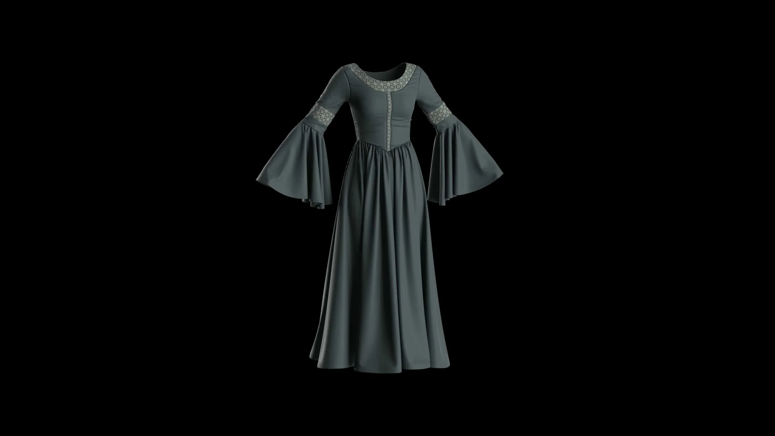 6 MEDIEVAL WOMEN CLOTH