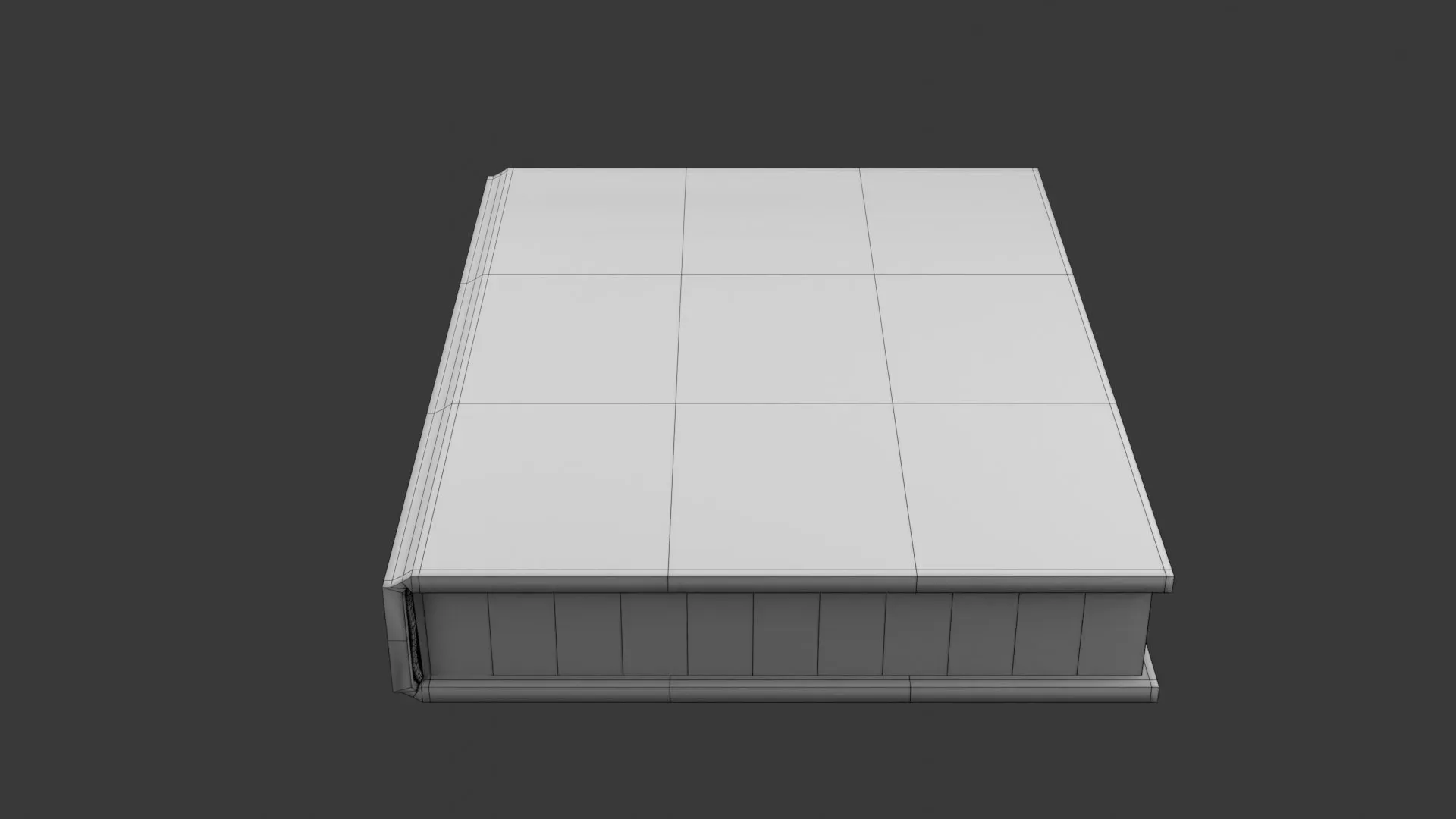 Brown Cover Rigged and Animated Book Low Poly 3D Model