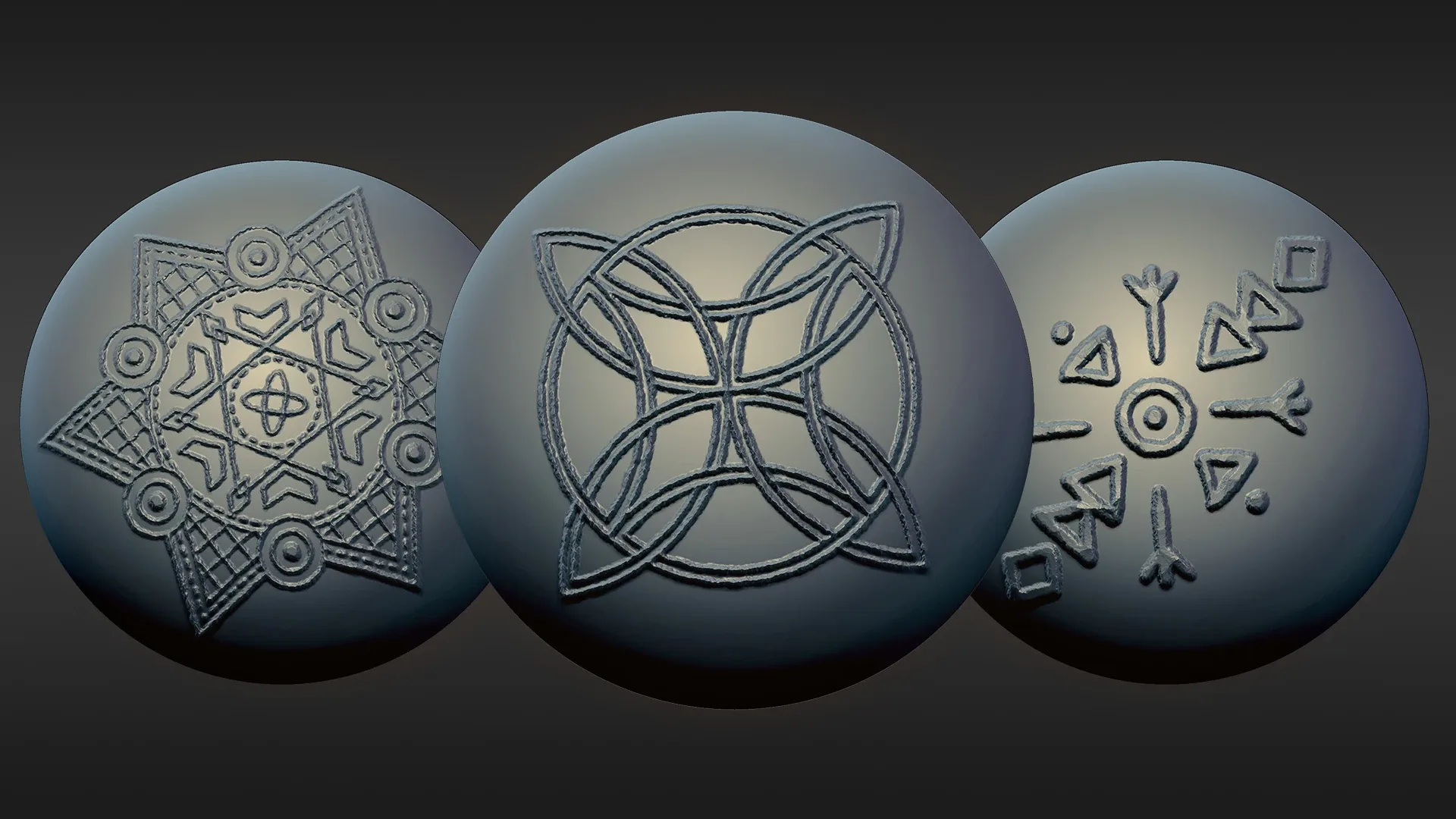 Ancient Geometry Brush Pack - 52 Brushes