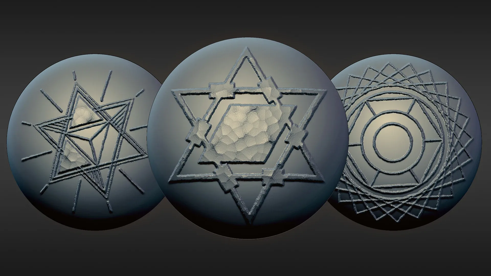 Ancient Geometry Brush Pack - 52 Brushes