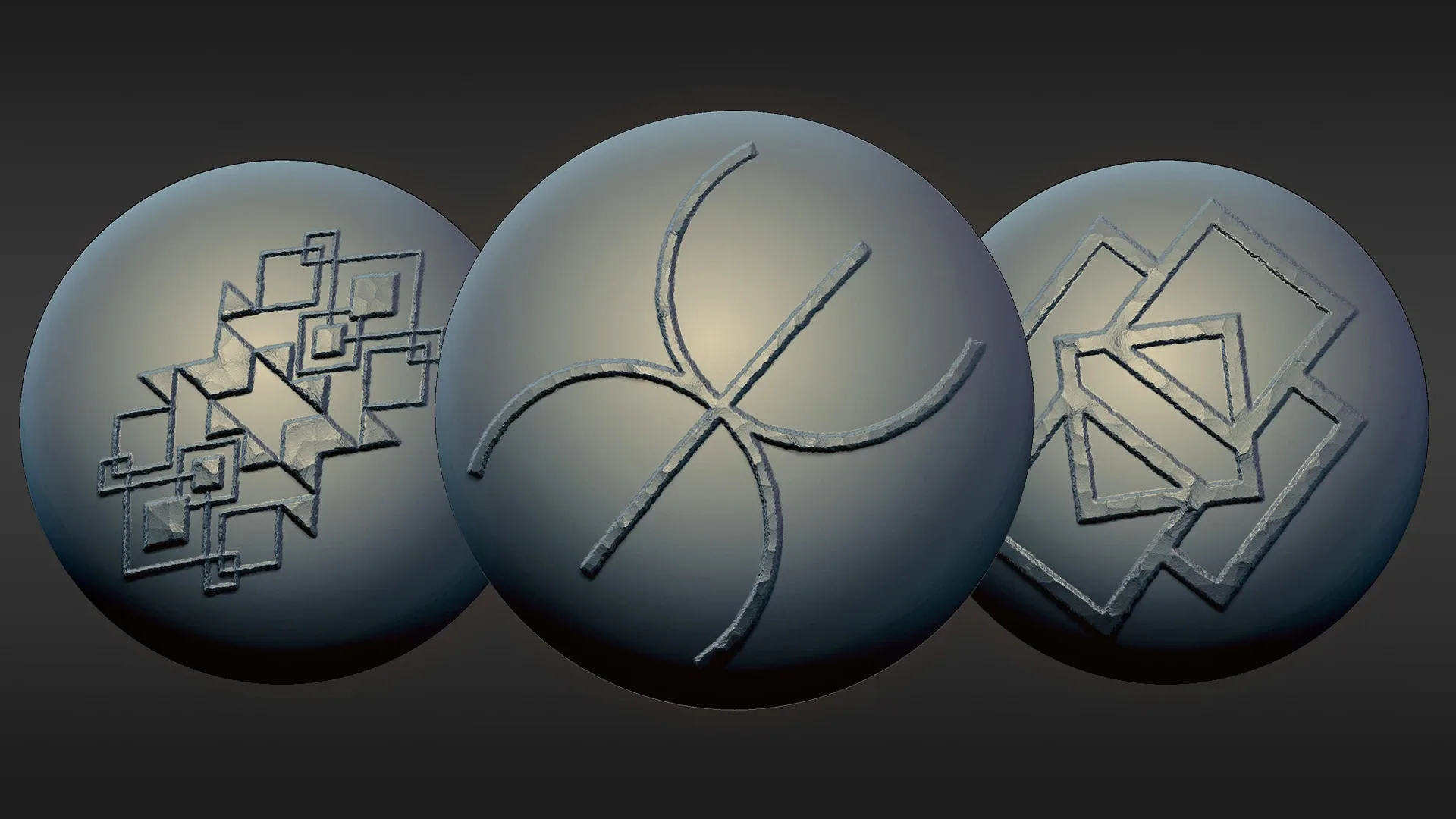 Ancient Geometry Brush Pack - 52 Brushes