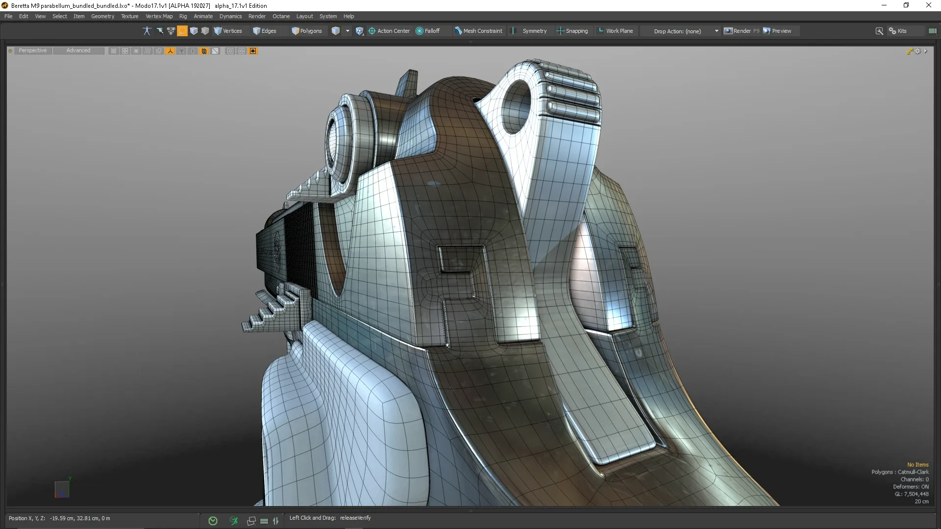 Beretta M9 course for beginners /intermediate for MODO 17: All about topology!