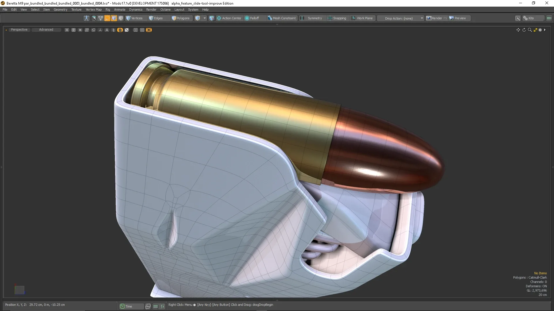Beretta M9 course for beginners /intermediate for MODO 17: All about topology!