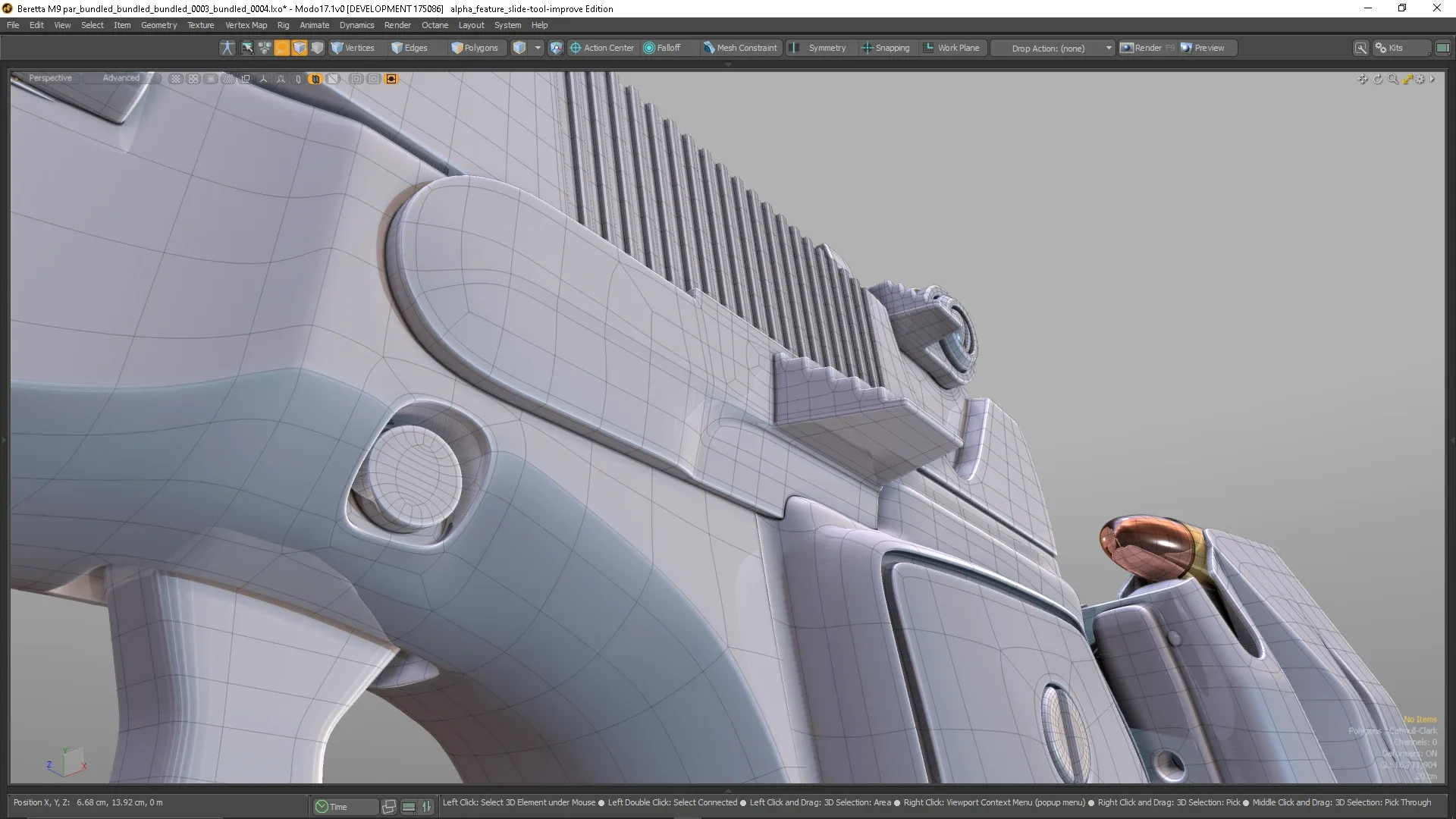 Beretta M9 course for beginners /intermediate for MODO 17: All about topology!