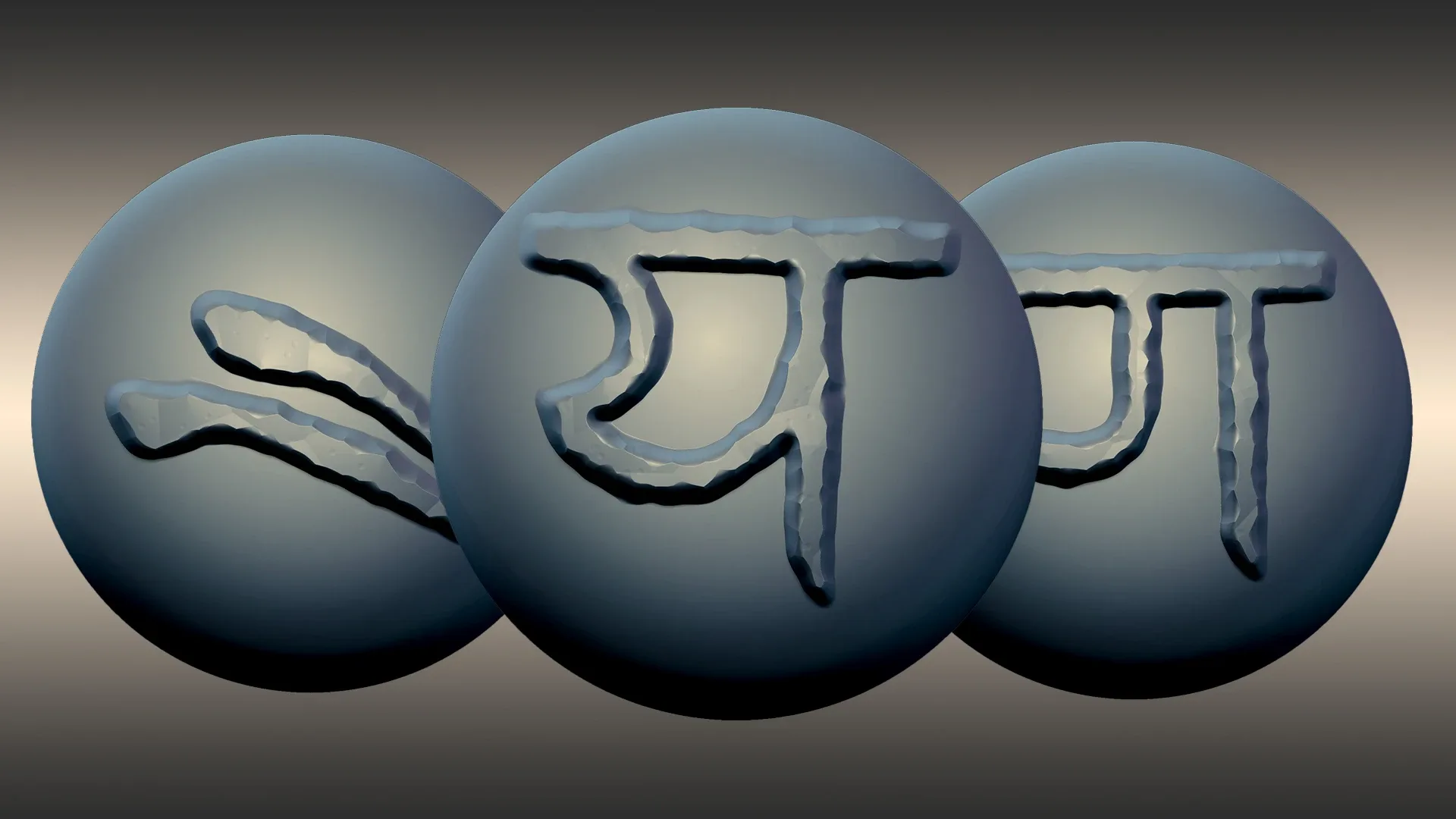Sanskrit Script Brush Pack - 90 Brushes