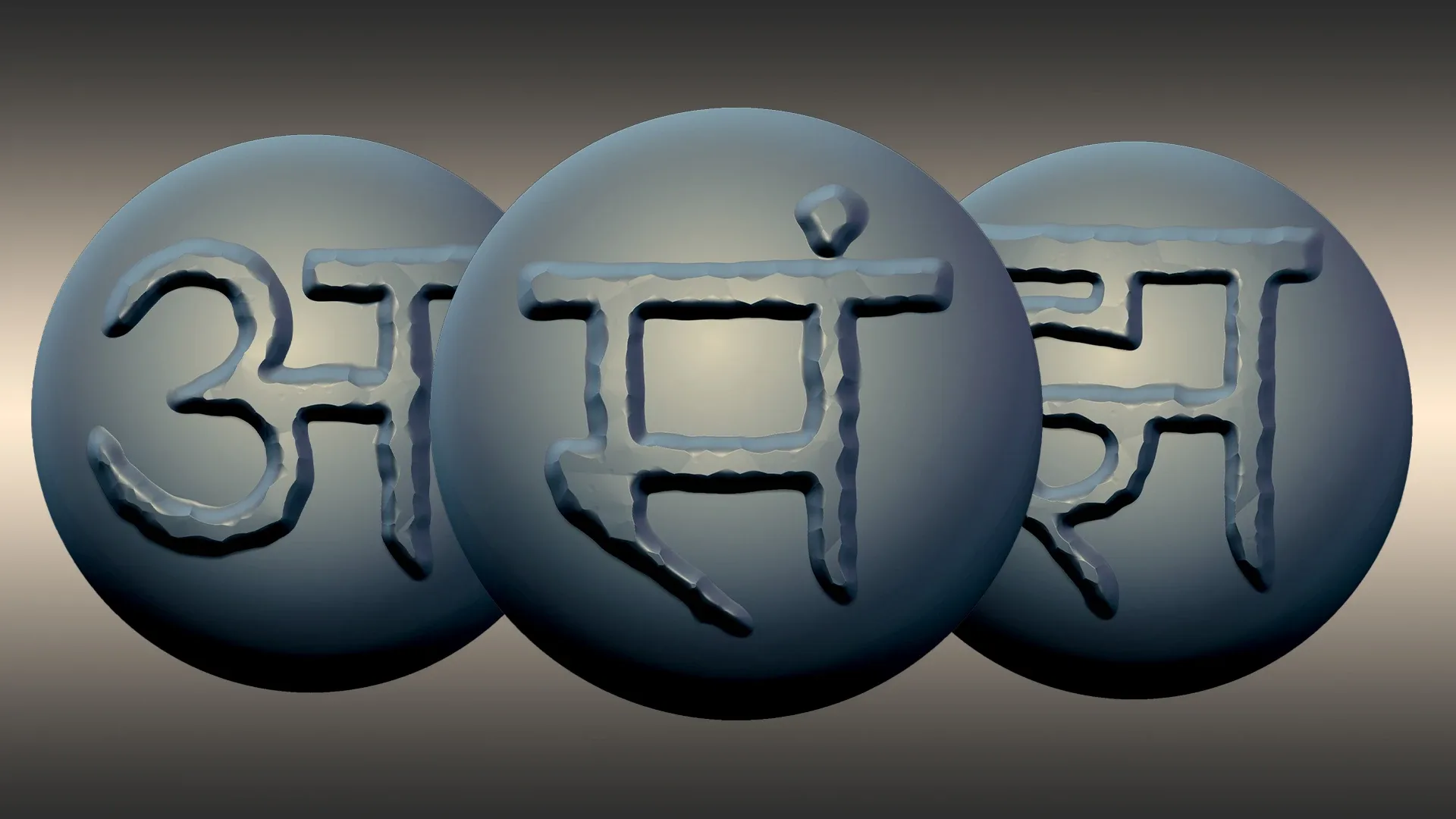 Sanskrit Script Brush Pack - 90 Brushes