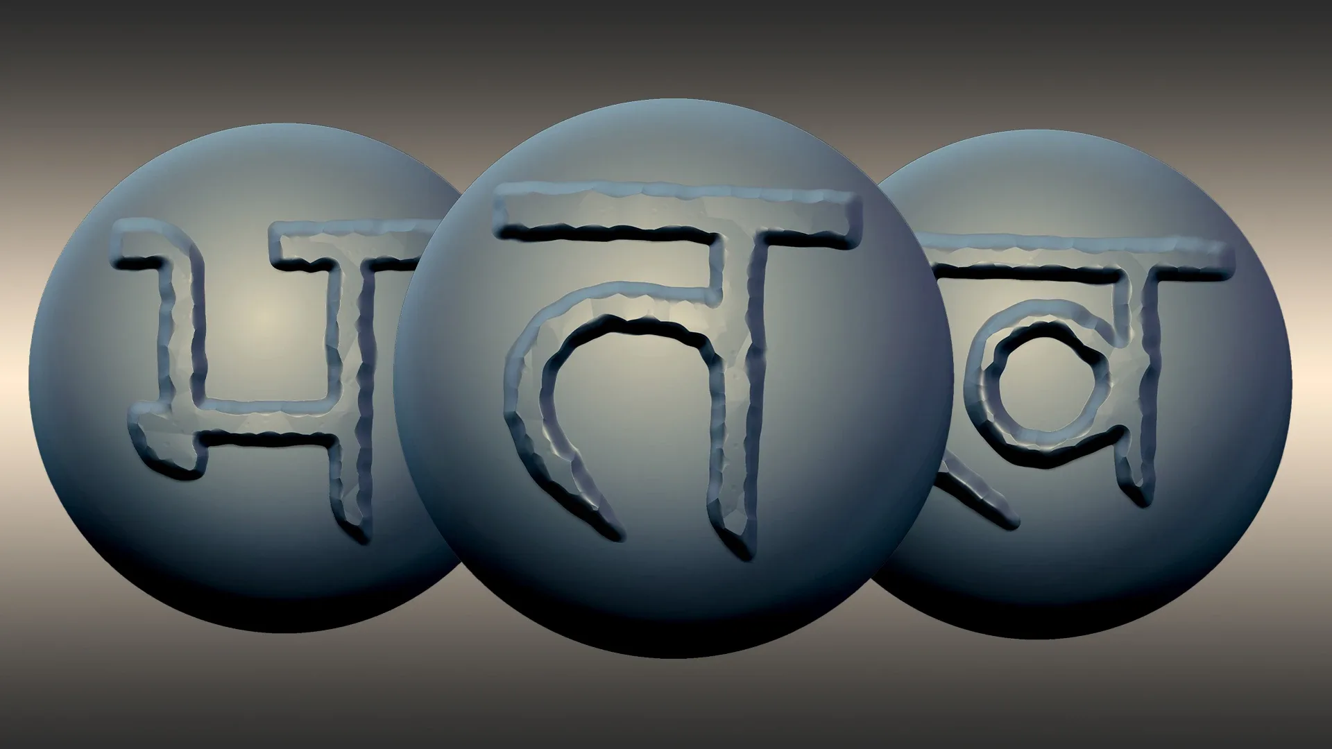 Sanskrit Script Brush Pack - 90 Brushes