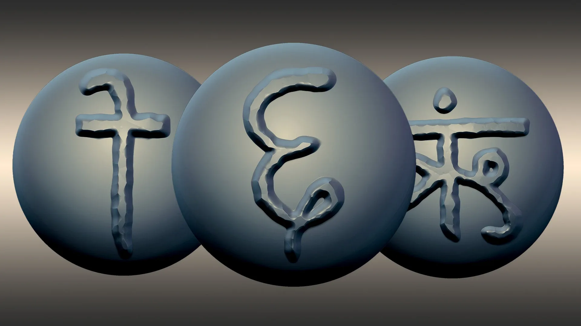 Sanskrit Script Brush Pack - 90 Brushes