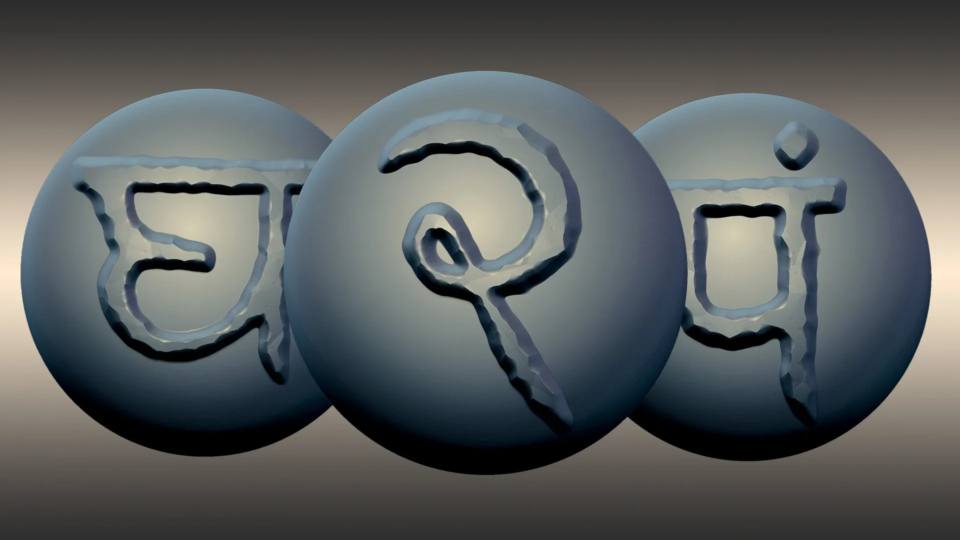 Sanskrit Script Brush Pack - 90 Brushes