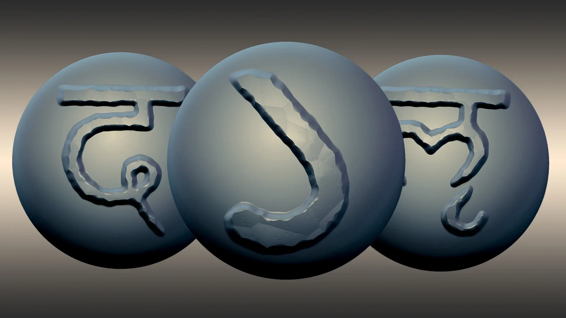 Sanskrit Script Brush Pack - 90 Brushes