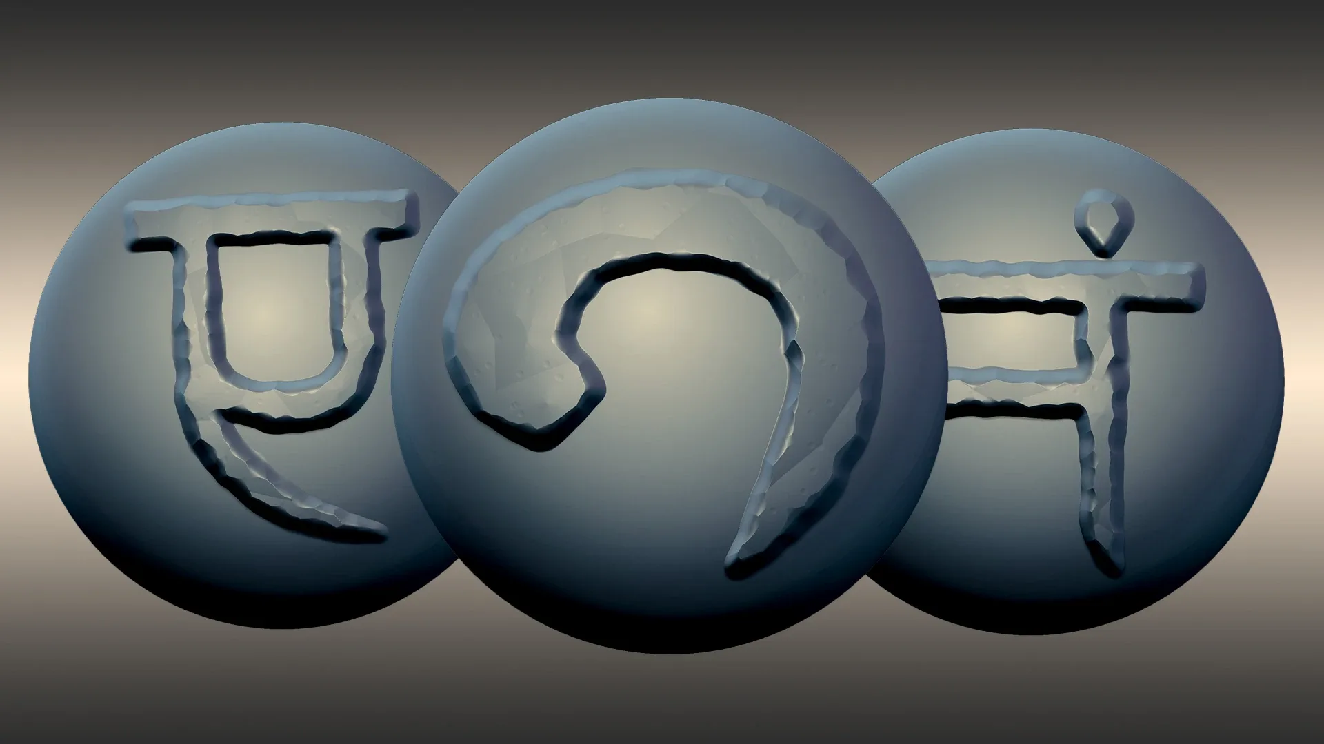 Sanskrit Script Brush Pack - 90 Brushes