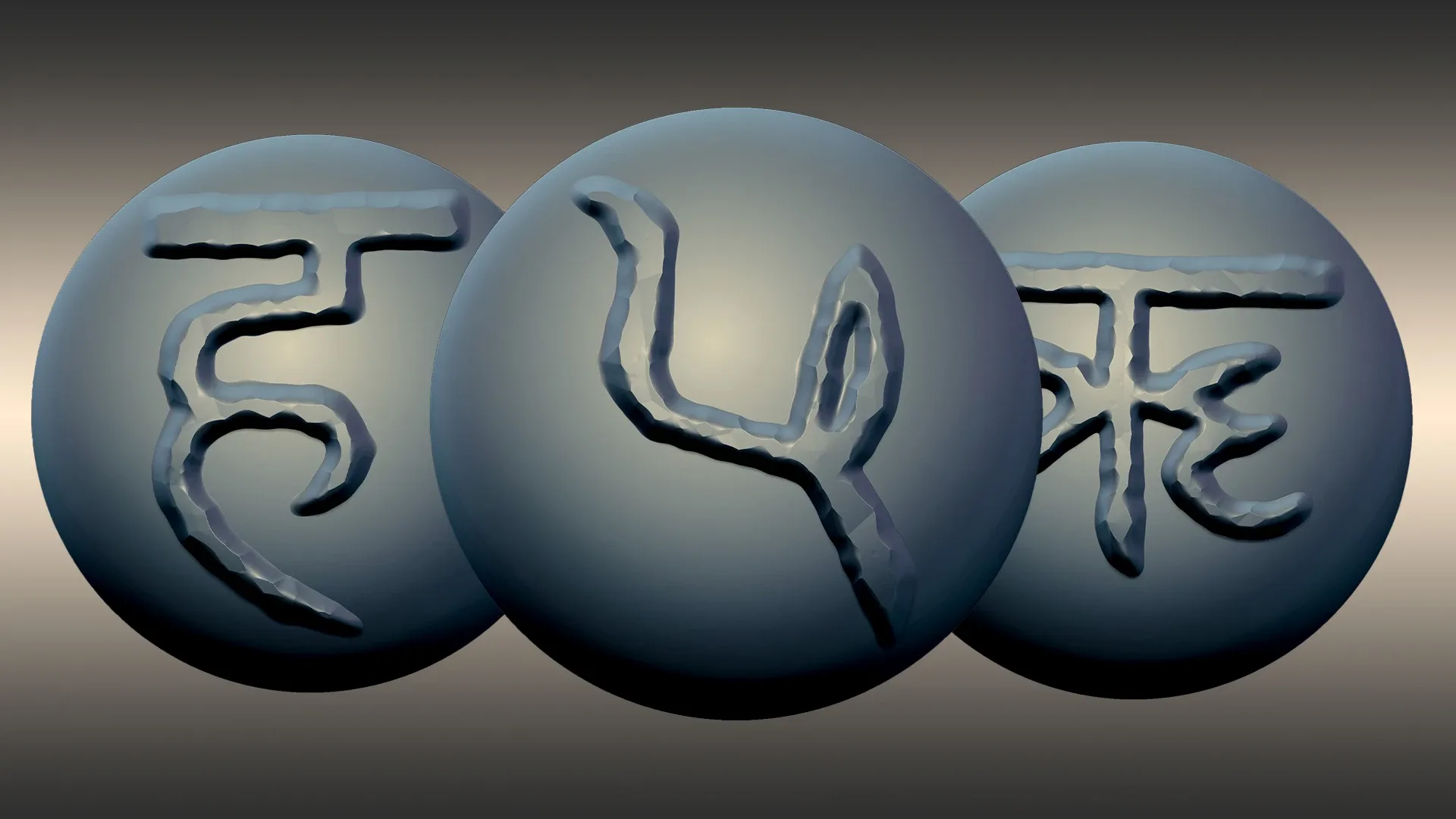 Sanskrit Script Brush Pack - 90 Brushes