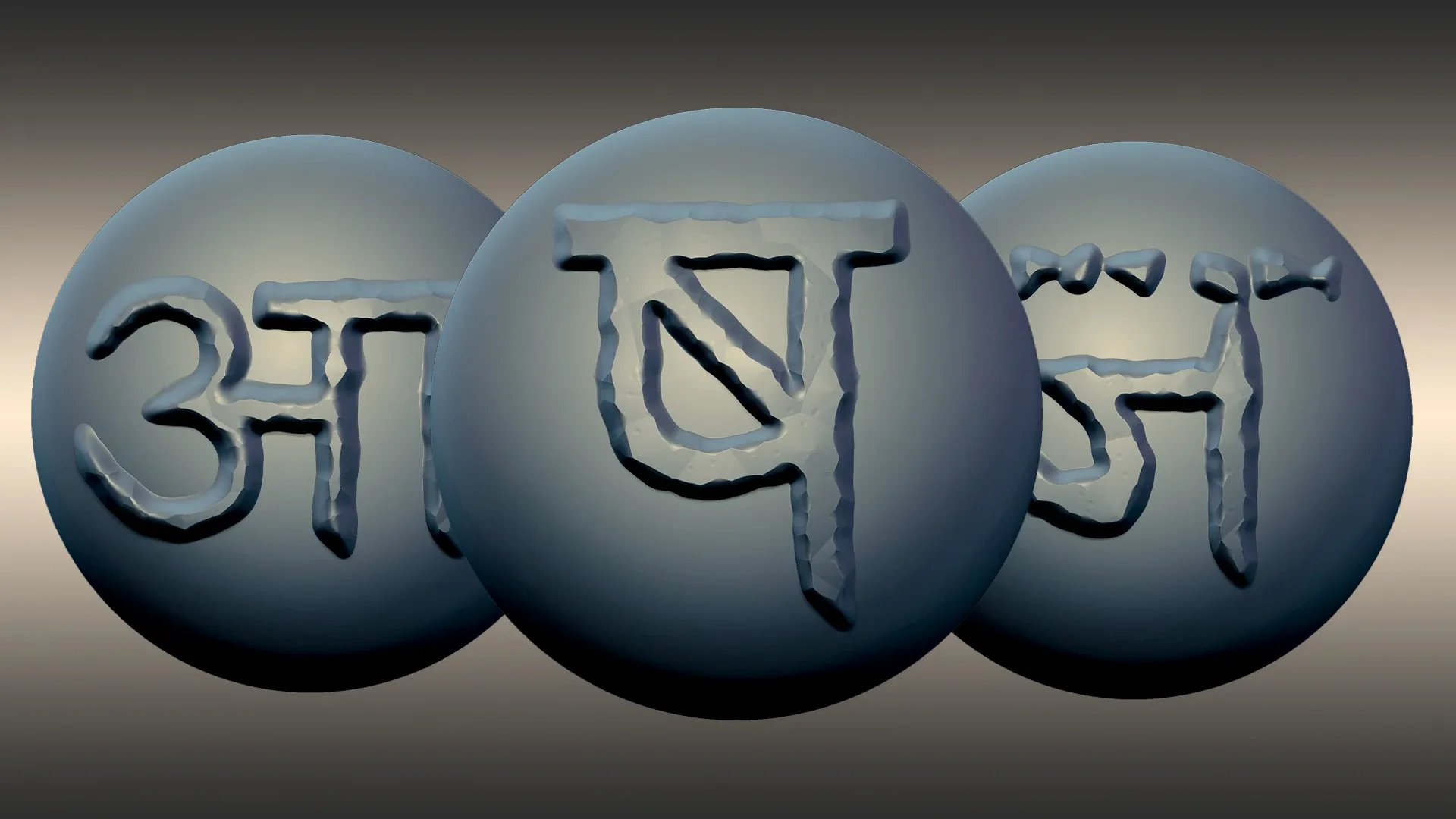 Sanskrit Script Brush Pack - 90 Brushes