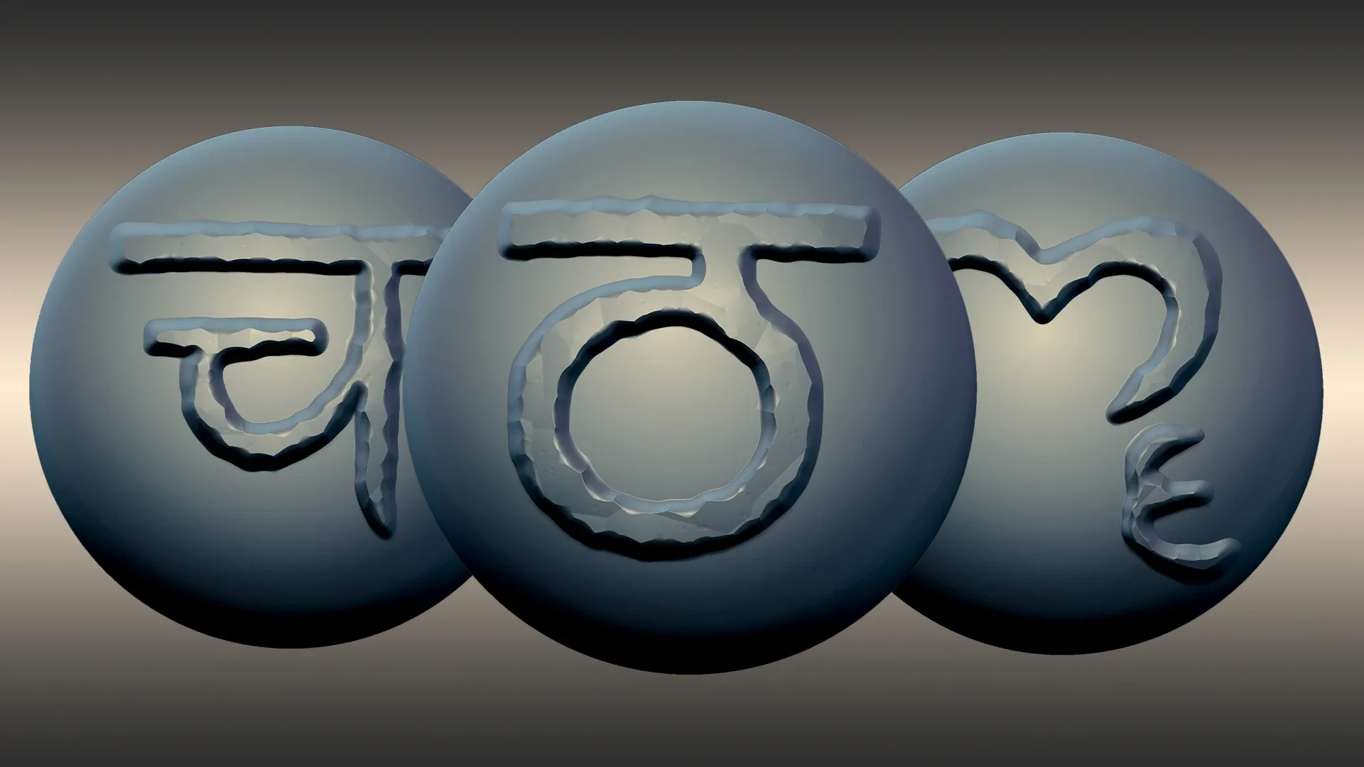 Sanskrit Script Brush Pack - 90 Brushes