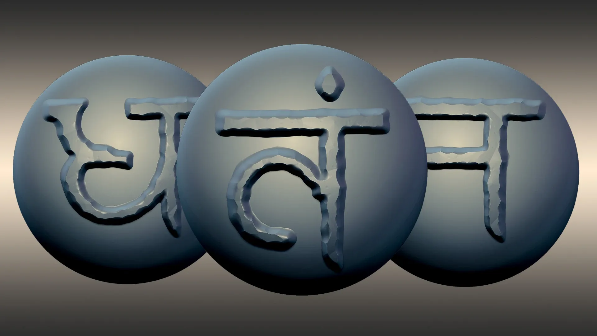 Sanskrit Script Brush Pack - 90 Brushes