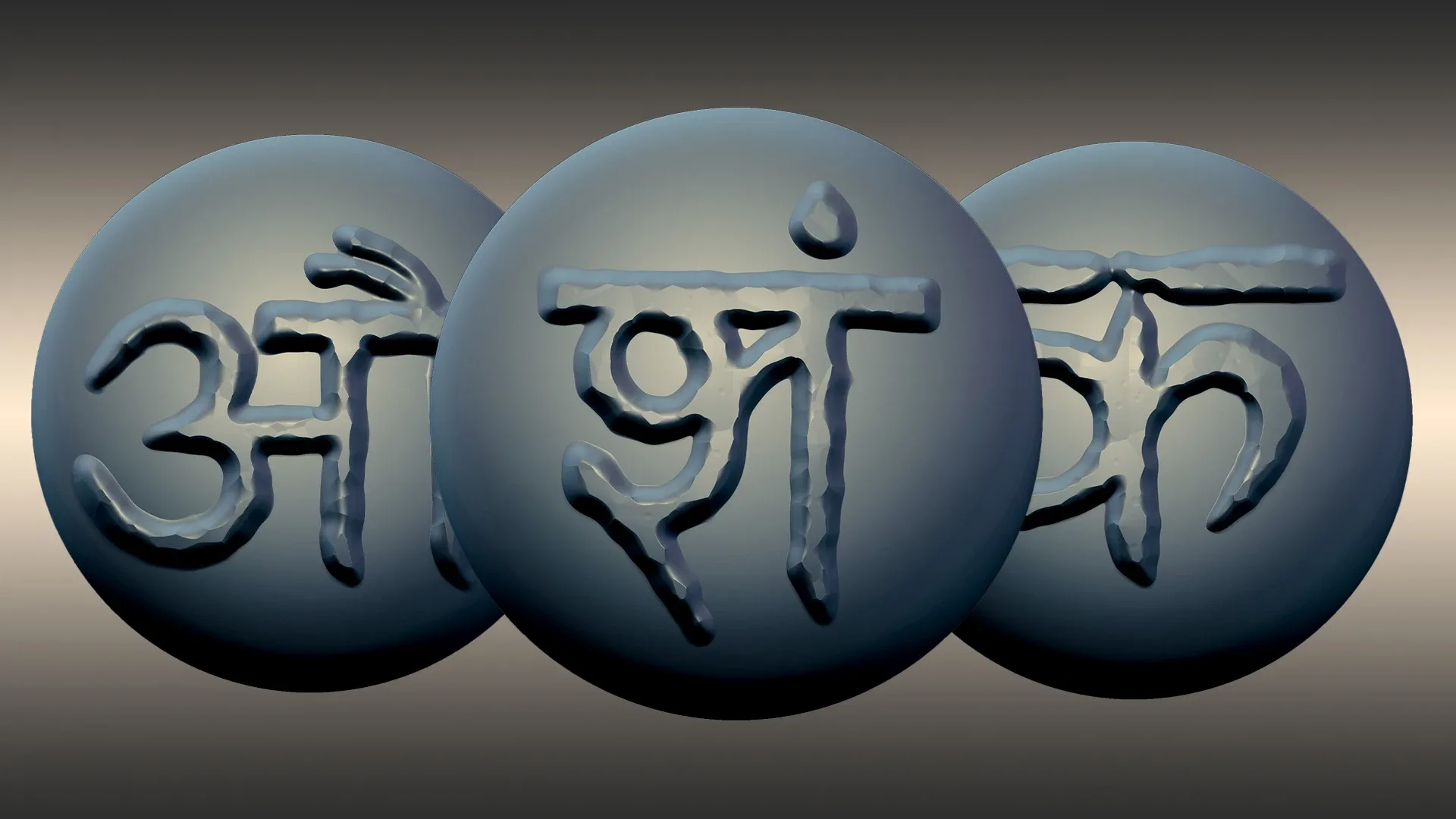 Sanskrit Script Brush Pack - 90 Brushes