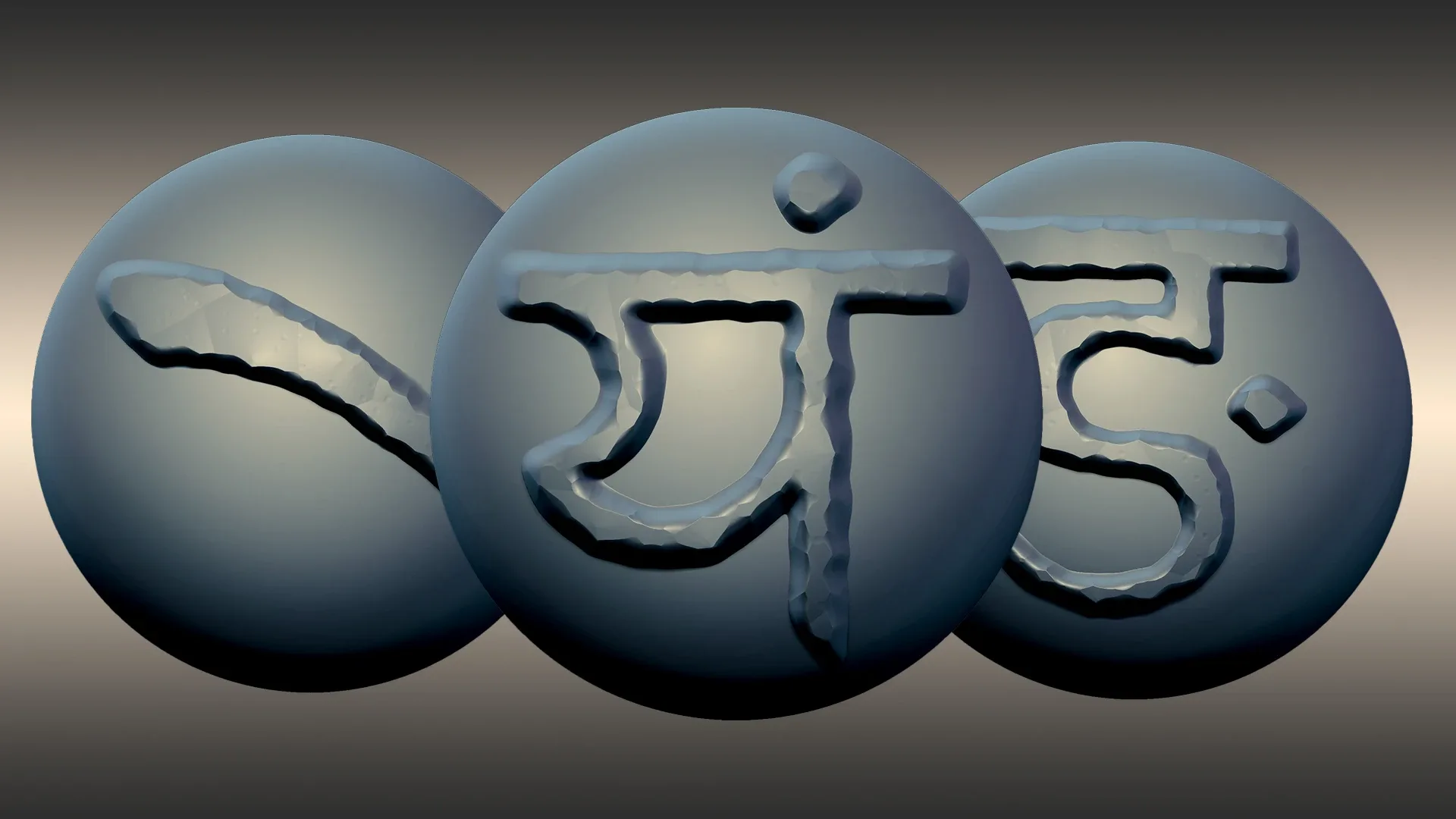 Sanskrit Script Brush Pack - 90 Brushes