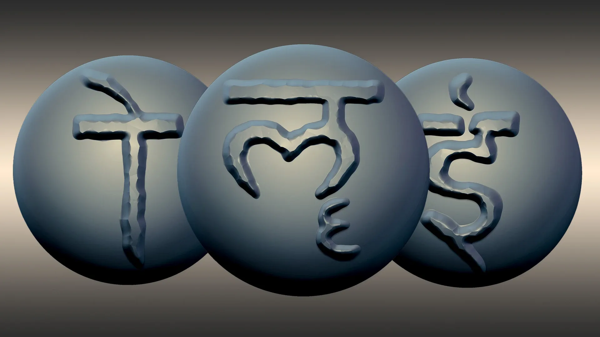 Sanskrit Script Brush Pack - 90 Brushes