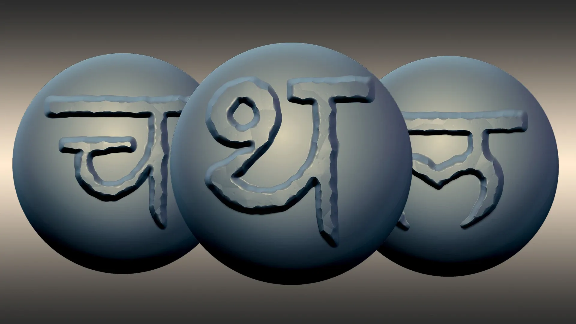 Sanskrit Script Brush Pack - 90 Brushes